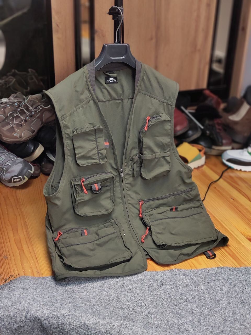 Japanese Brand × Vintage Vintage 90's Military Japan Multi Pocket Zip Light Vest Size US S / EU 44-46 / 1 - 17 Thumbnail