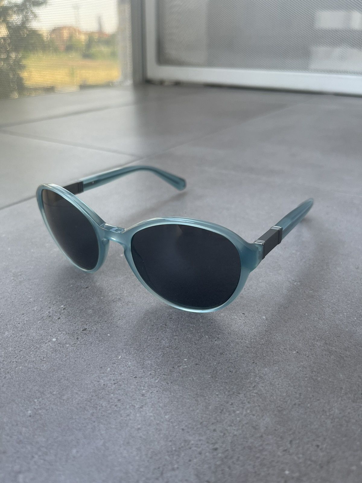 Emporio Armani Giorgio Armani AR8006 5034/87 Blue Transparent Sunglasses Size ONE SIZE - 1 Thumbnail