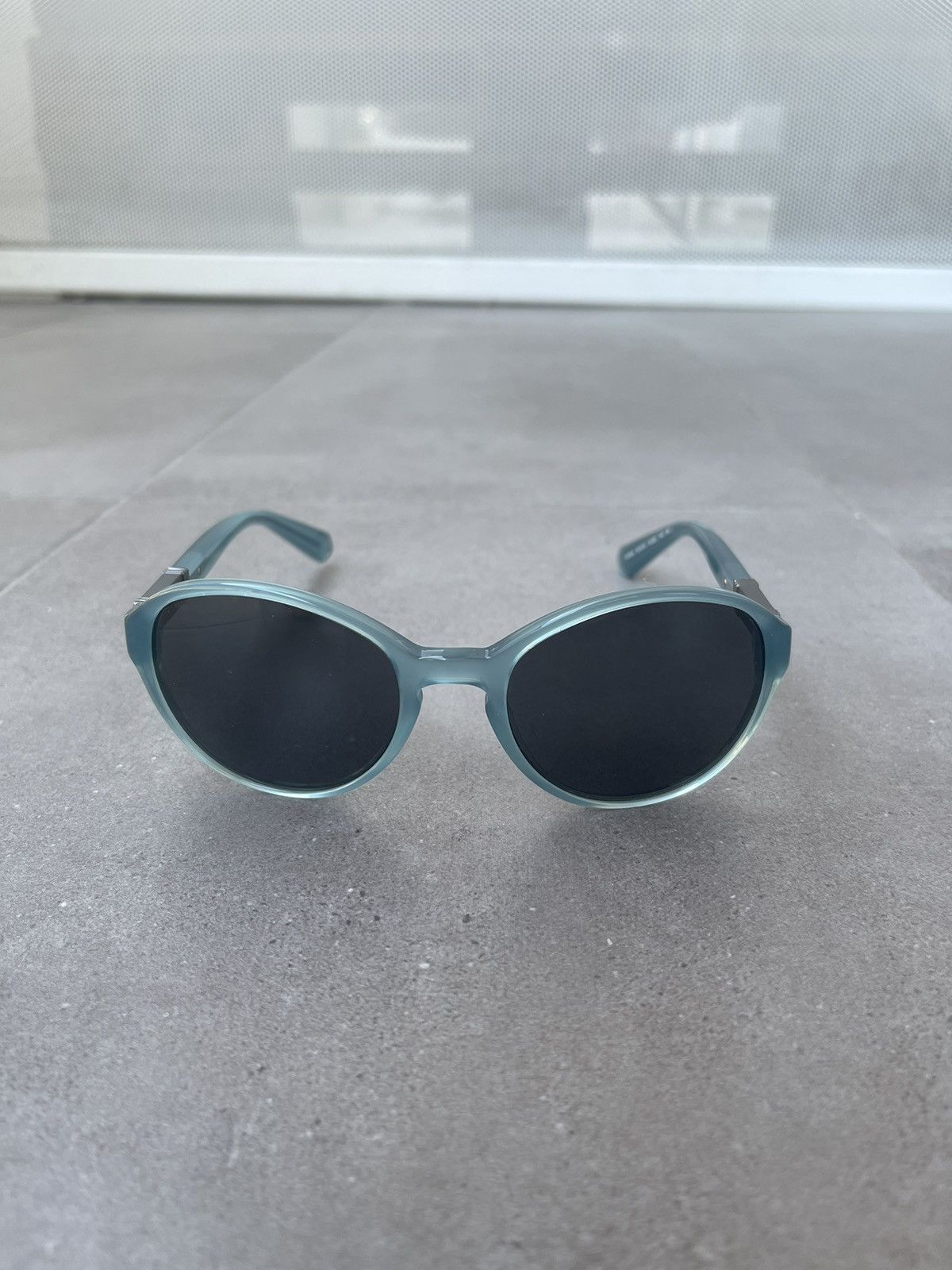 Emporio Armani Giorgio Armani AR8006 5034/87 Blue Transparent Sunglasses Size ONE SIZE - 2 Thumbnail