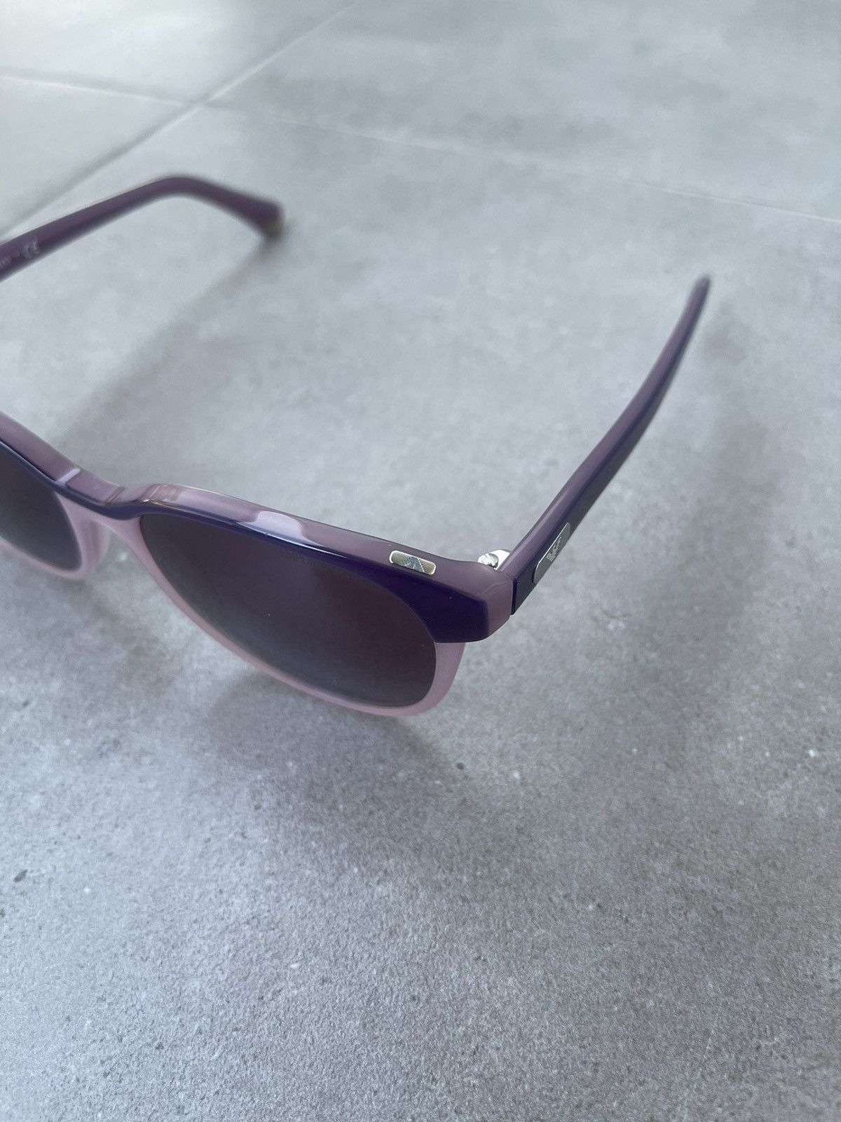 Emporio Armani Emporio Armani EA4016 5111/8H Violet Cat Eyes Sunglasses Size ONE SIZE - 6 Thumbnail