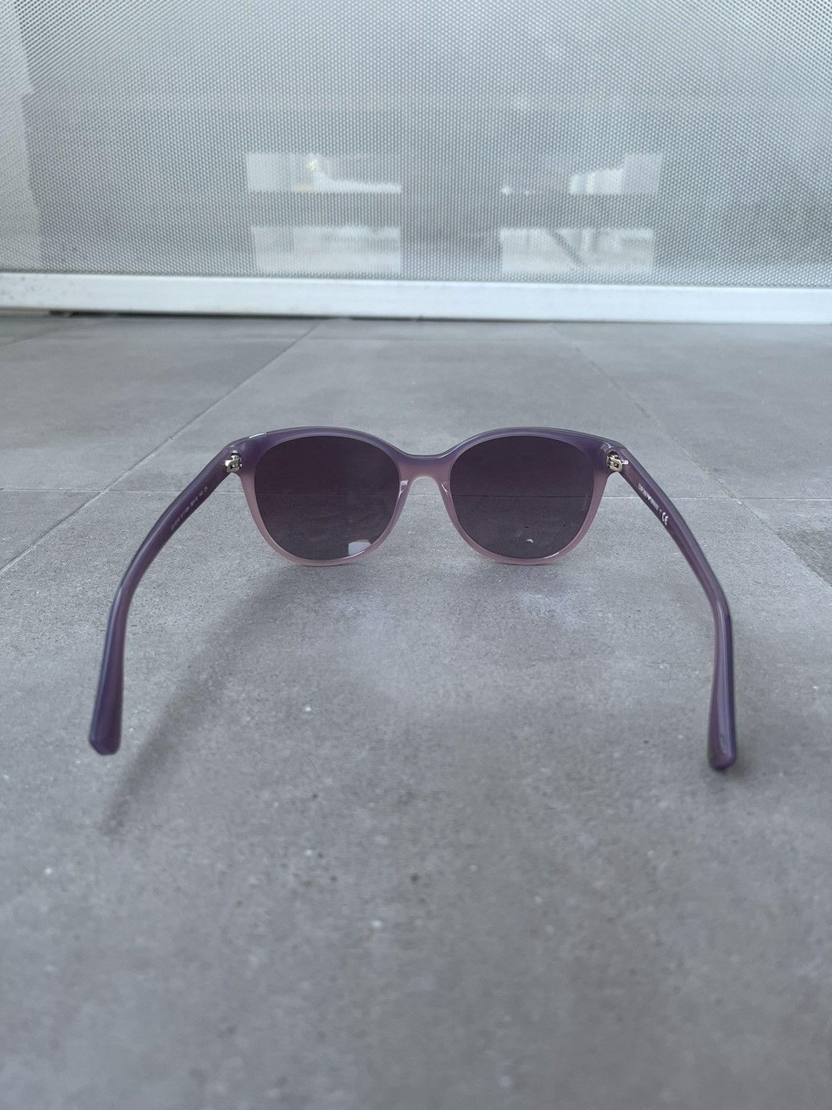 Emporio Armani Emporio Armani EA4016 5111/8H Violet Cat Eyes Sunglasses Size ONE SIZE - 7 Thumbnail