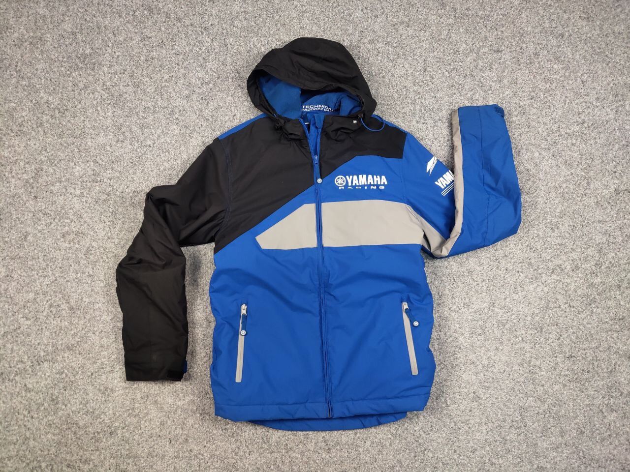Yamaha Vintage Yamaha Racing Padded with logos Blue Hoodie Jacket Size US S / EU 44-46 / 1 - 14 Thumbnail