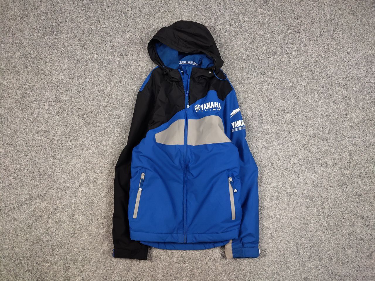 Yamaha Vintage Yamaha Racing Padded with logos Blue Hoodie Jacket Size US S / EU 44-46 / 1 - 1 Thumbnail