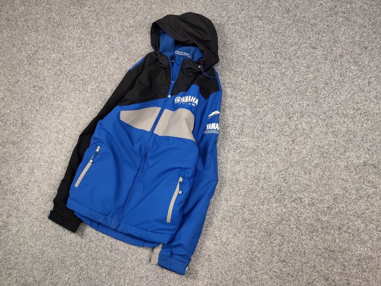 Yamaha Vintage Yamaha Racing Padded with logos Blue Hoodie Jacket Size US S / EU 44-46 / 1 - 3 Thumbnail