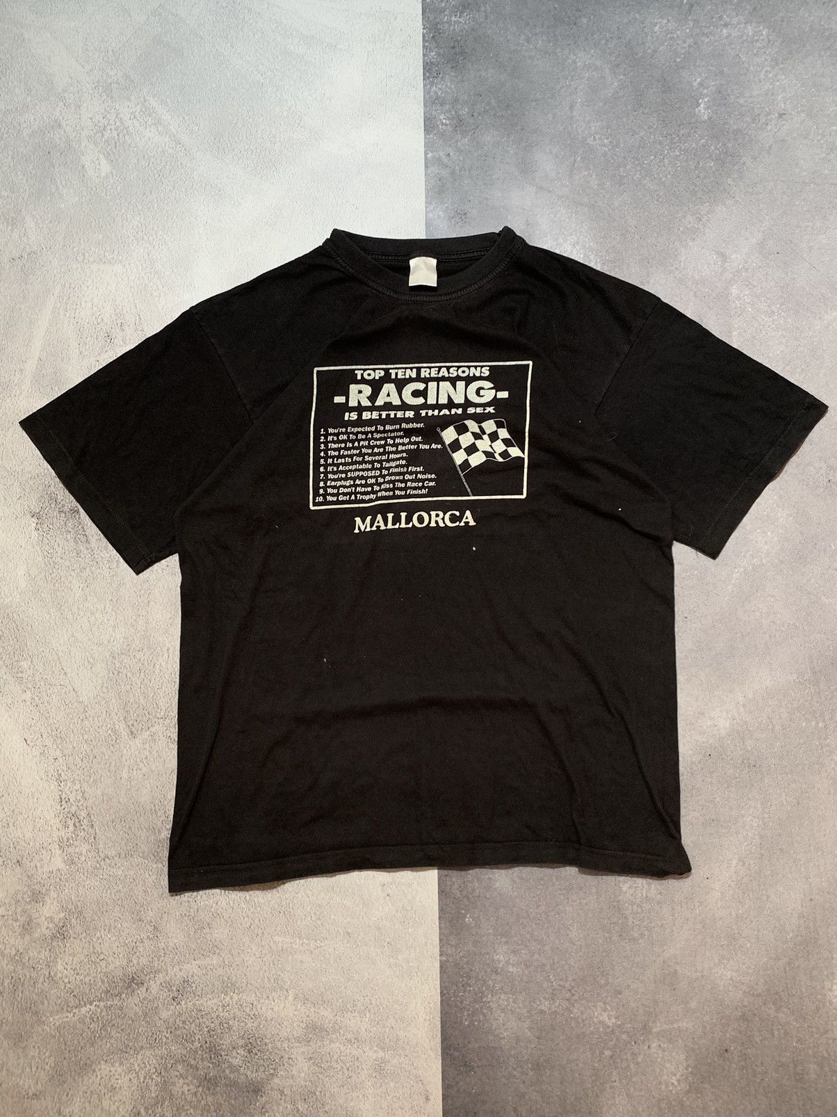 Other Vintage Y2K “Racing is better that sex”Car big logo XL Size US XL / EU 56 / 4 - 1 Thumbnail