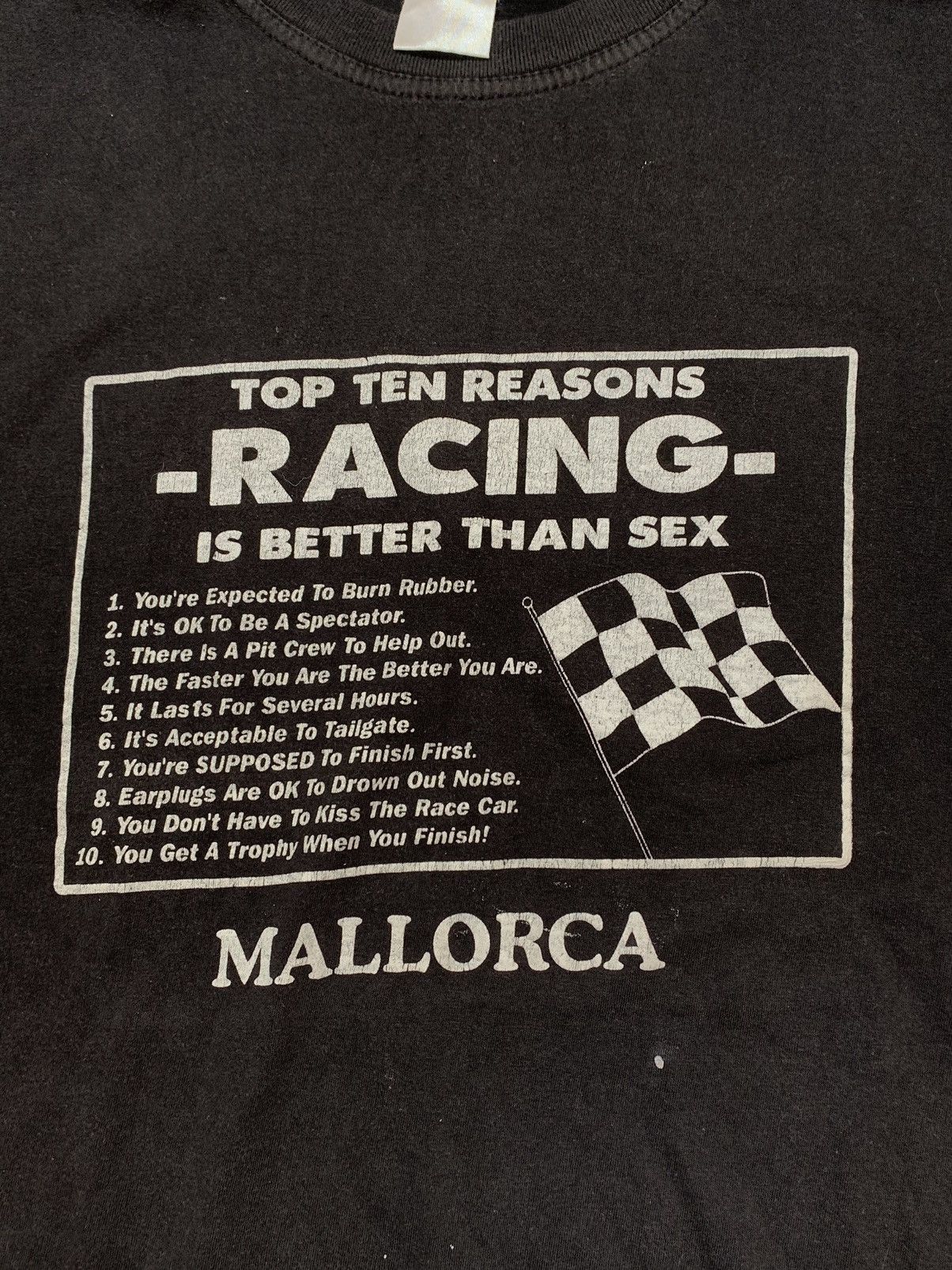 Other Vintage Y2K “Racing is better that sex”Car big logo XL Size US XL / EU 56 / 4 - 2 Thumbnail