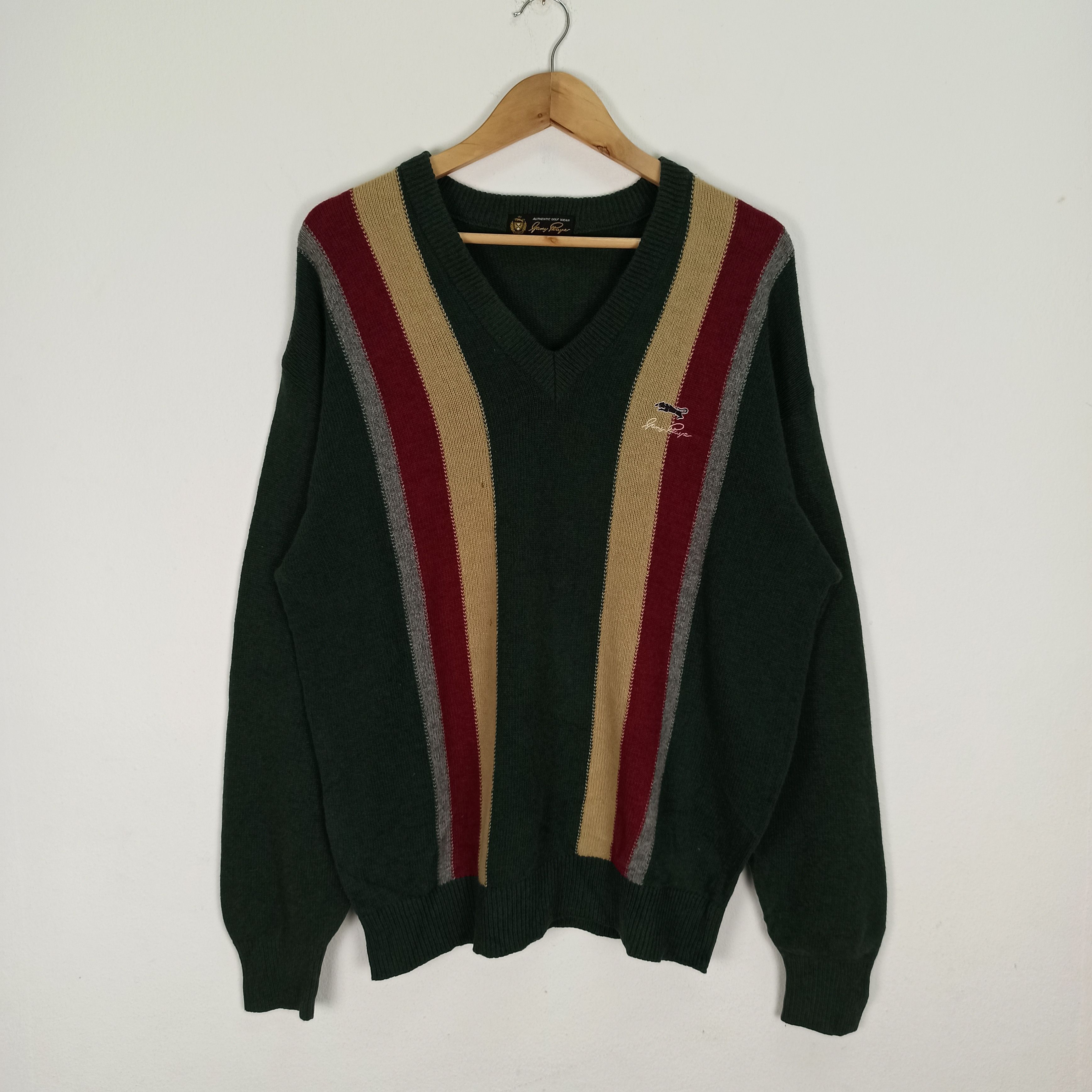 Aran Isles Knitwear Vintage Gray Player Golf Wear Knit Wear Size US XL / EU 56 / 4 - 1 Thumbnail