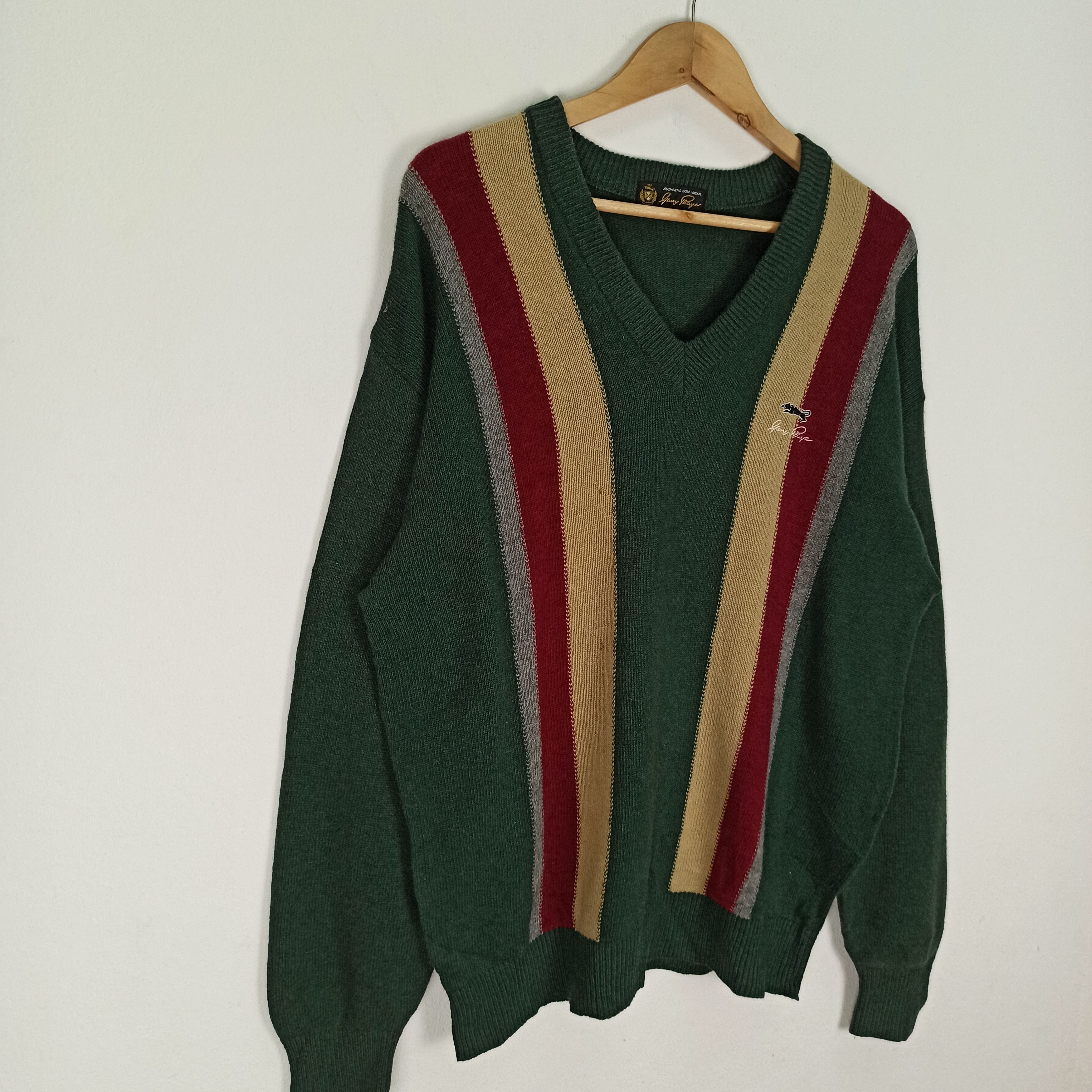 Aran Isles Knitwear Vintage Gray Player Golf Wear Knit Wear Size US XL / EU 56 / 4 - 2 Thumbnail