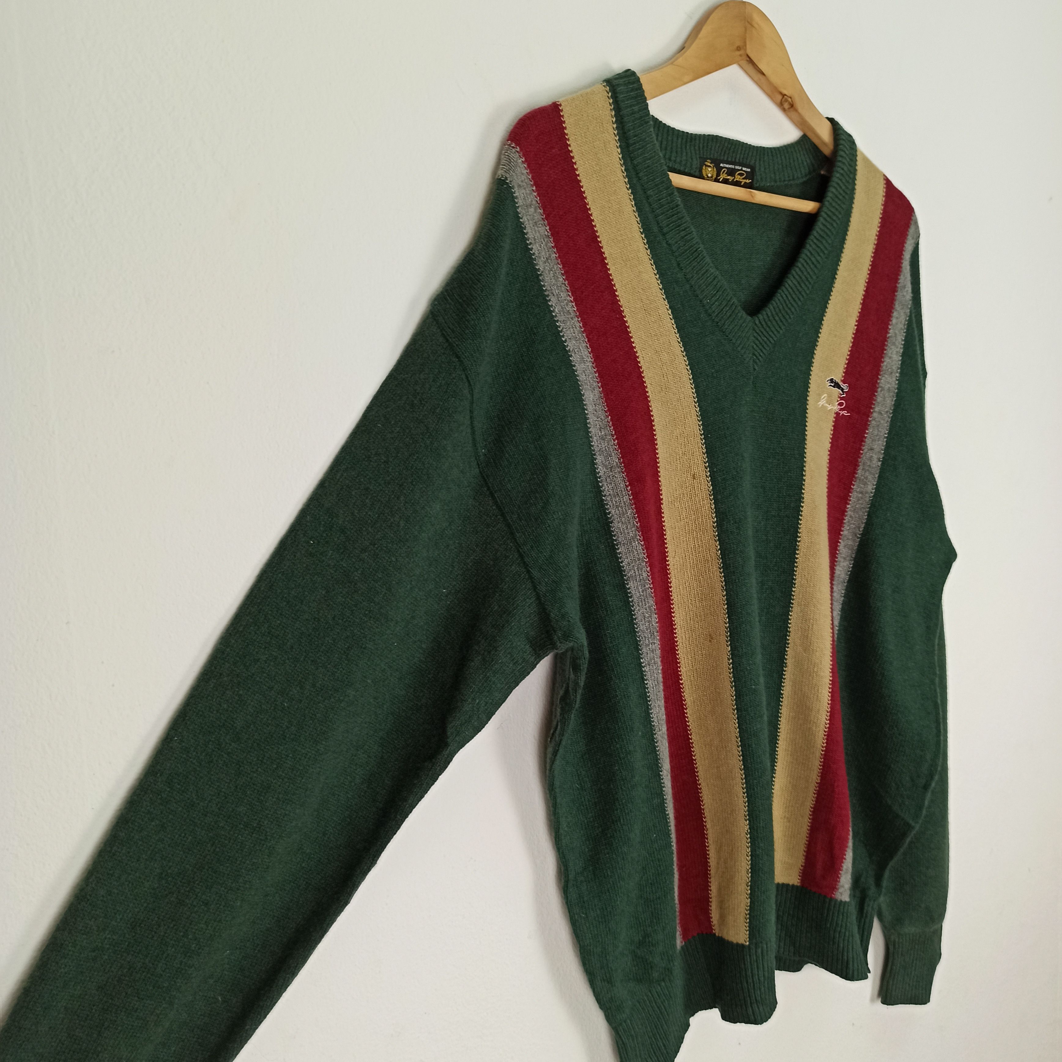 Aran Isles Knitwear Vintage Gray Player Golf Wear Knit Wear Size US XL / EU 56 / 4 - 3 Thumbnail