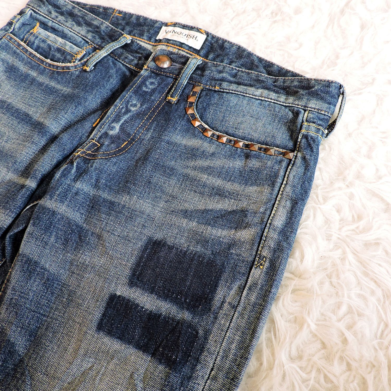 Vanquish VANQUISH JAPAN DENIM LONG PANTS Size US 28 / EU 44 - 13 Thumbnail