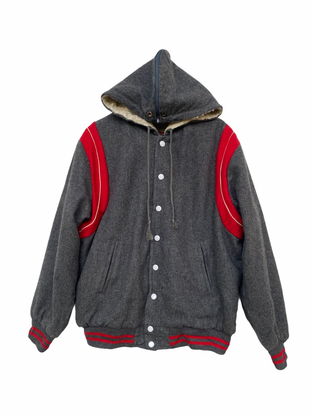 Vintage 🔥Vintage Yankee Varsity Hoddies Jacket Size US M / EU 48-50 / 2 - 2 Thumbnail