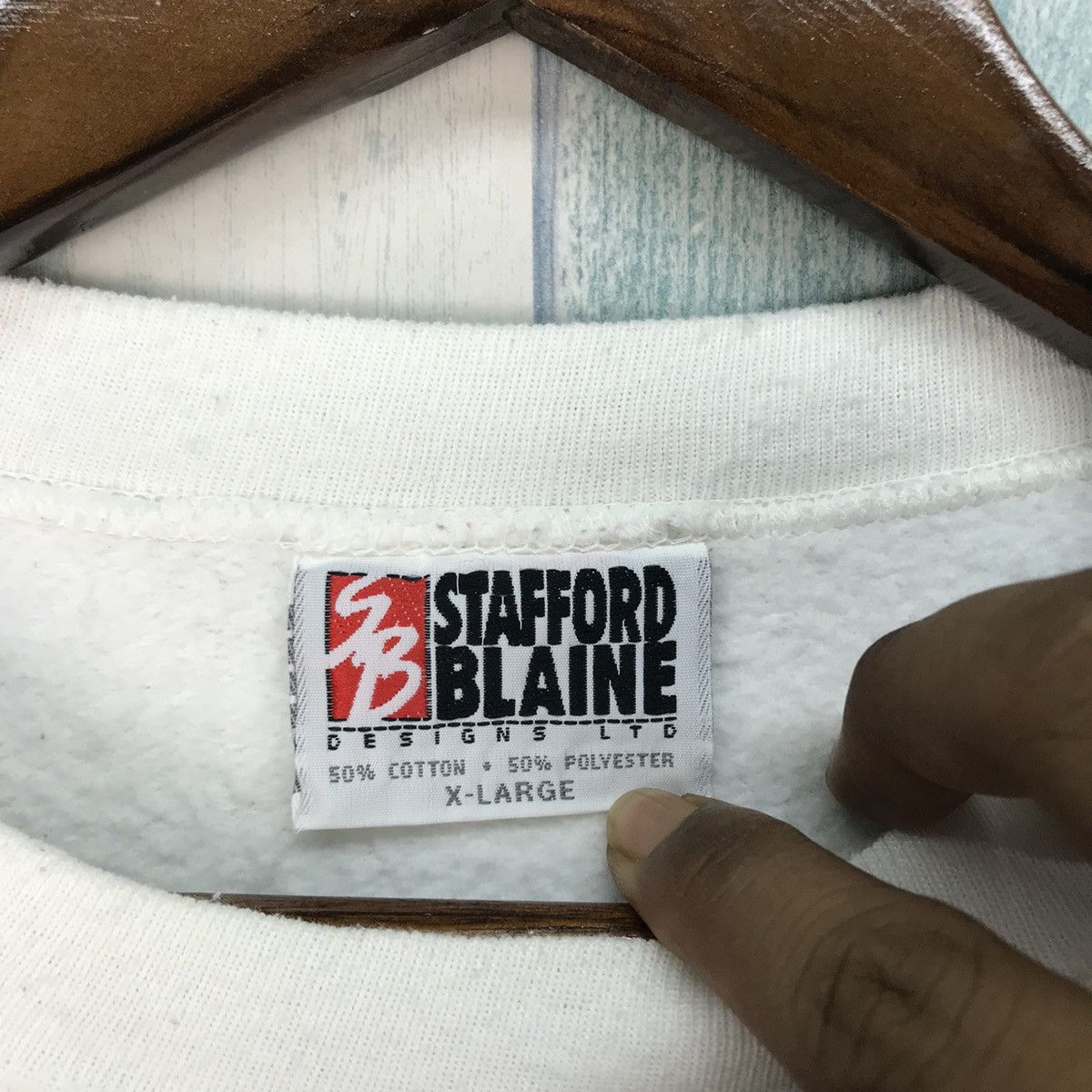 Stafford Vintage Stafford Blaine Santa Sweatshirt Size US XL / EU 56 / 4 - 8 Thumbnail