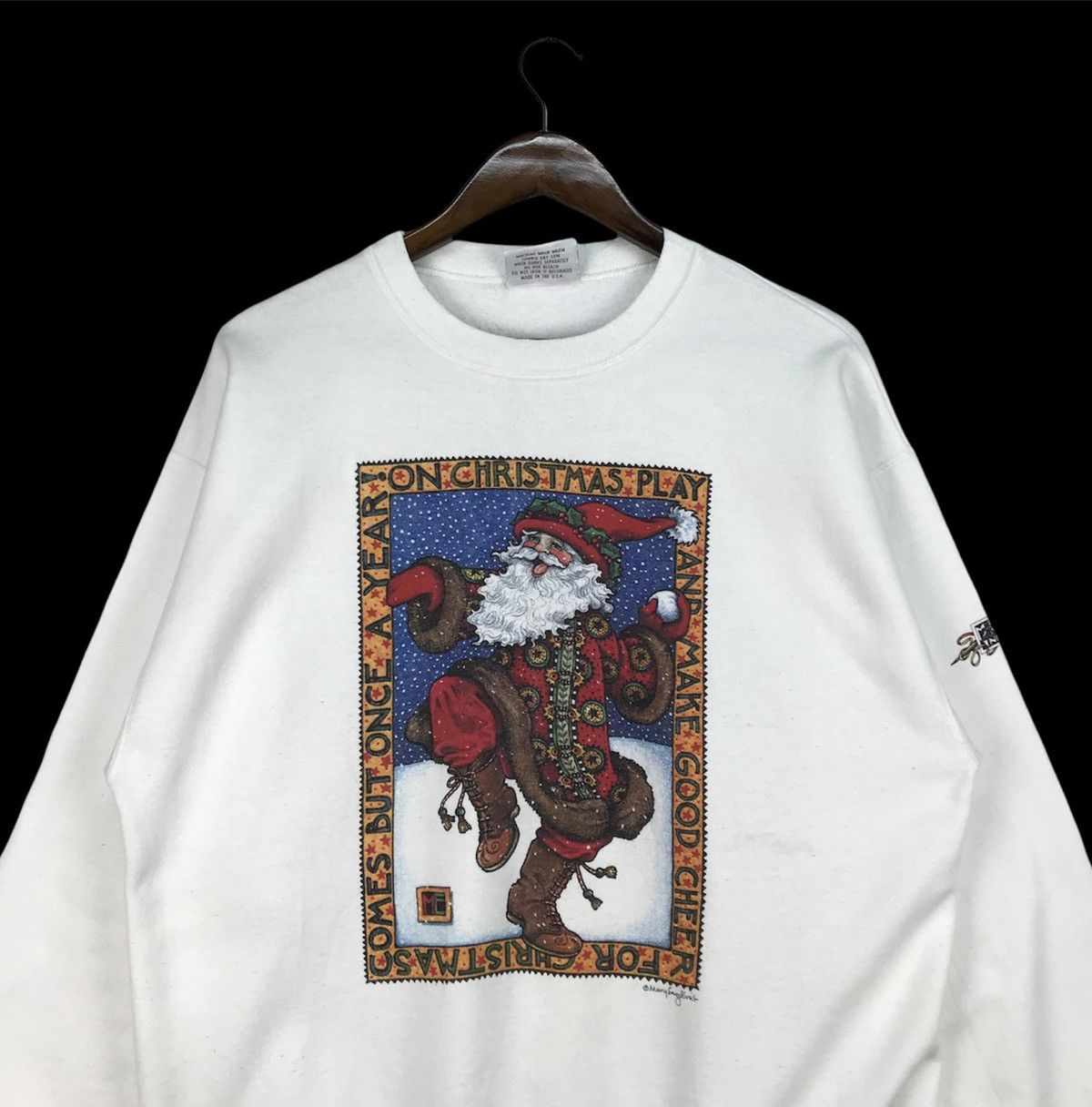 Stafford Vintage Stafford Blaine Santa Sweatshirt Size US XL / EU 56 / 4 - 2 Thumbnail