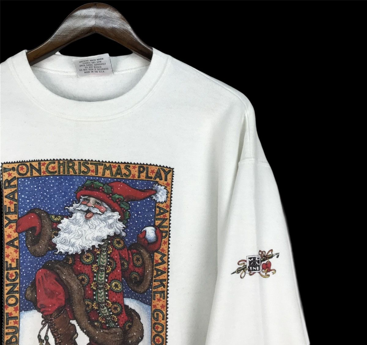 Stafford Vintage Stafford Blaine Santa Sweatshirt Size US XL / EU 56 / 4 - 3 Thumbnail