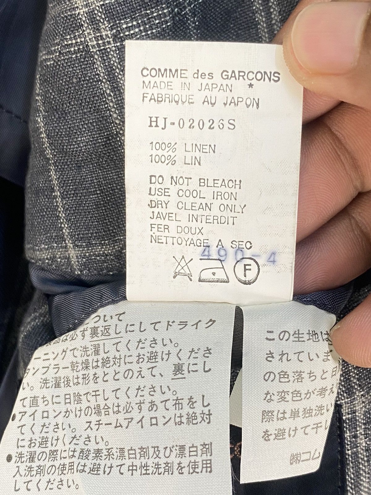 Comme des Garcons Vtg Comme Des Garcons Homme Double Breast Blazer Size US S / EU 44-46 / 1 - 8 Thumbnail