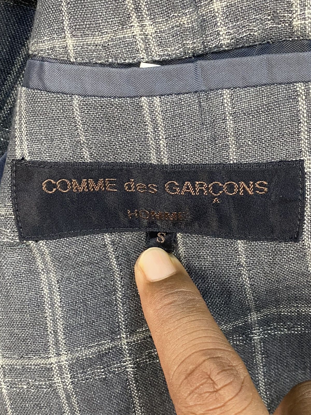 Comme des Garcons Vtg Comme Des Garcons Homme Double Breast Blazer Size US S / EU 44-46 / 1 - 6 Thumbnail