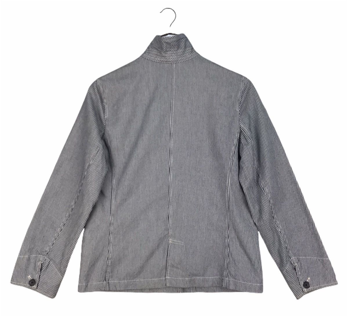 Japanese Brand JAPANESE HICKORY STRIPE BUTTON UP JACKET Size US L / EU 52-54 / 3 - 4 Thumbnail