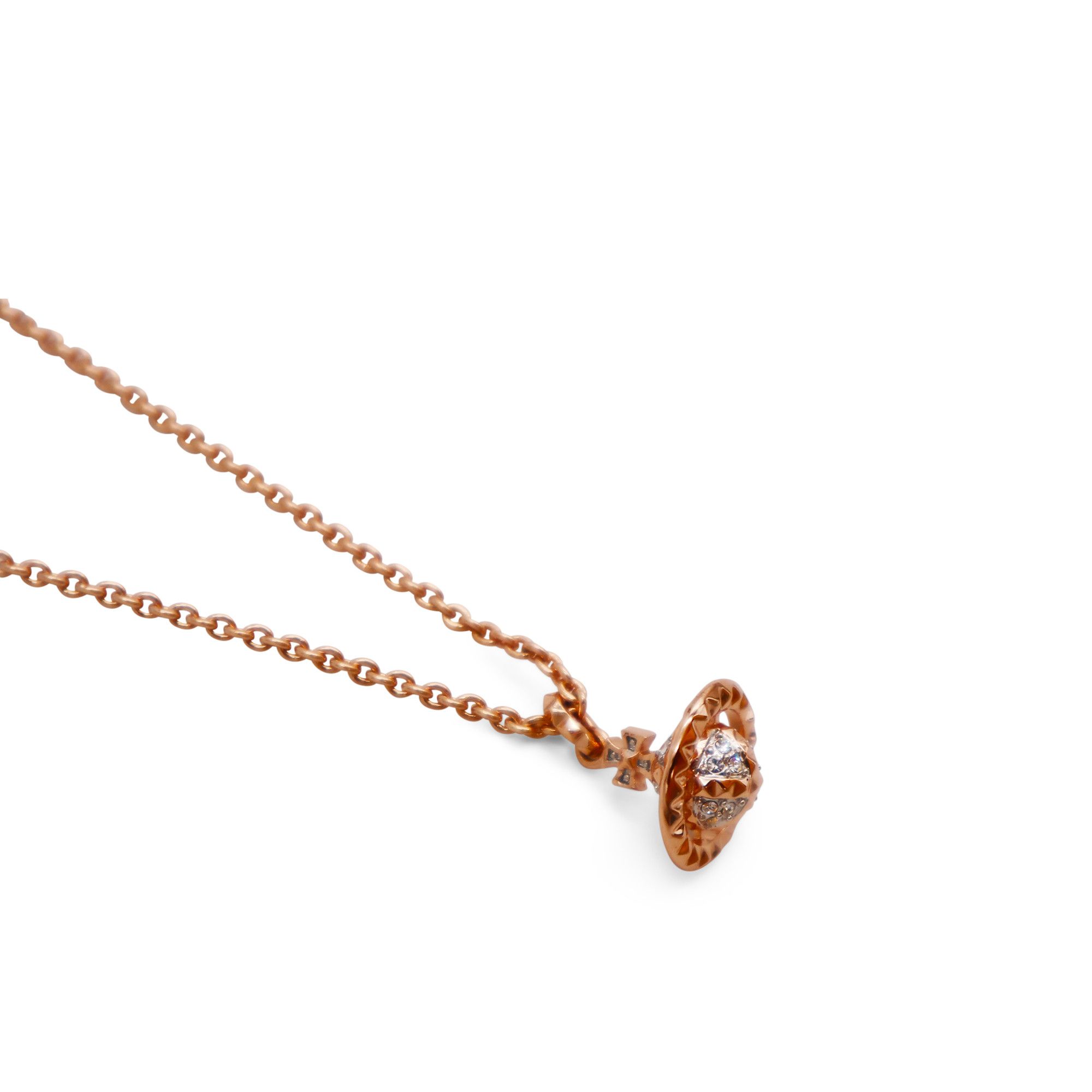 Vivienne Westwood Vivienne Westwood Orb Rhinestone Necklace Rosegold Size ONE SIZE - 1 Thumbnail