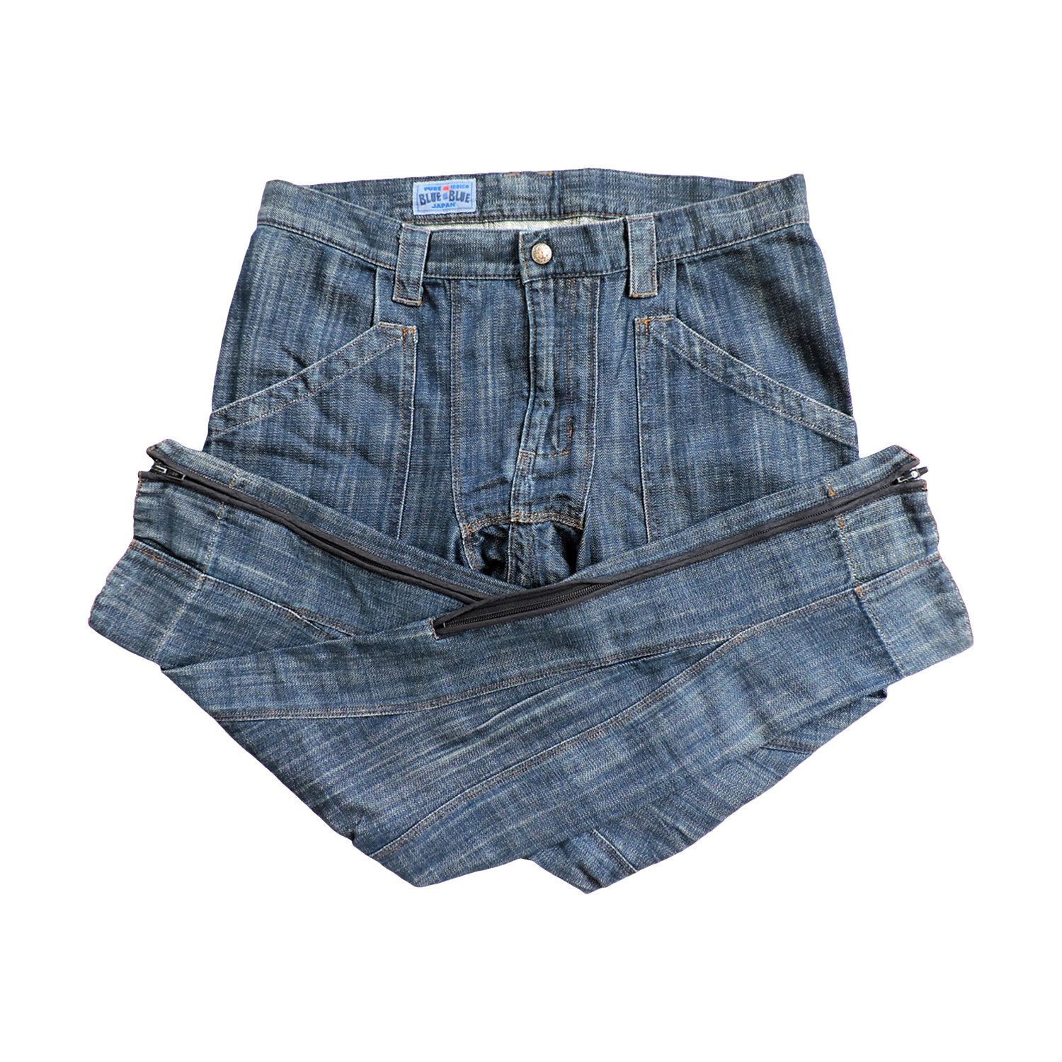 Blue Blue Japan PURE INDIGO BLUE BLUE JAPAN LONG PANTS Size US 30 / EU 46 - 3 Thumbnail
