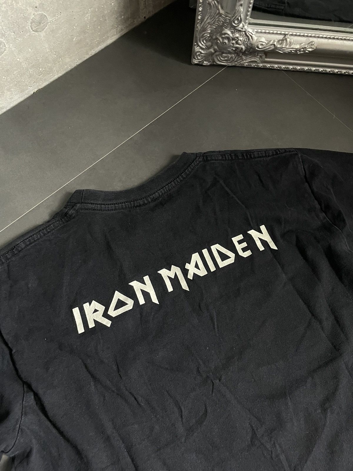 Band Tees × Iron Maiden Vintage Y2k Adult Iron Maiden Therapy Faded Tee Rock band Size US M / EU 48-50 / 2 - 6 Thumbnail