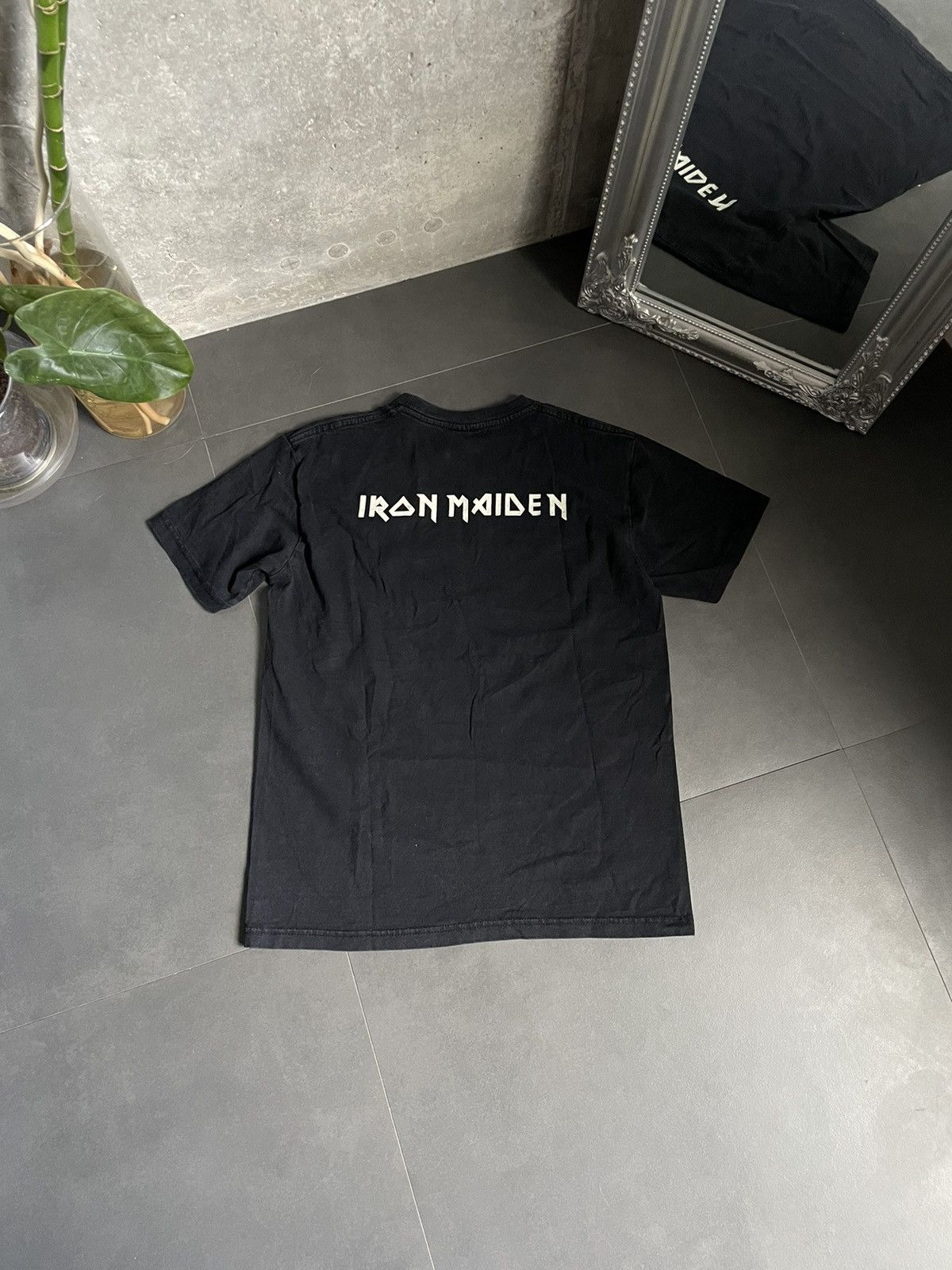 Band Tees × Iron Maiden Vintage Y2k Adult Iron Maiden Therapy Faded Tee Rock band Size US M / EU 48-50 / 2 - 2 Thumbnail