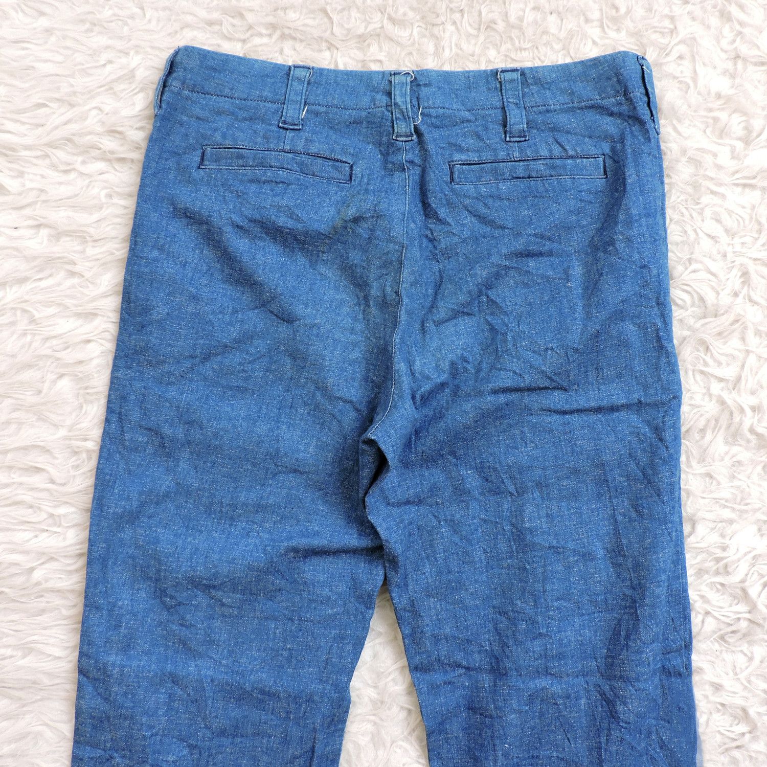 Blue Blue Japan PURE INDIGO BLUE BLUE JAPAN LIGHTWEIGHT DENIM LONG PANTS Size US 31 - 4 Thumbnail