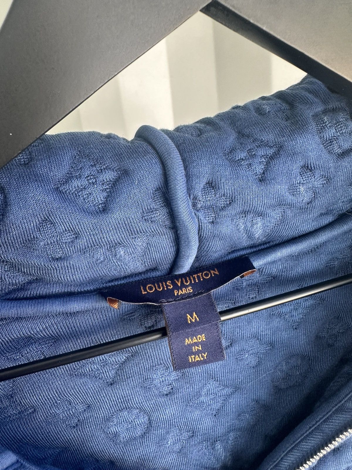 Louis Vuitton Monogram Embossed Zip Hoodie Size US M / EU 48-50 / 2 - 3 Thumbnail