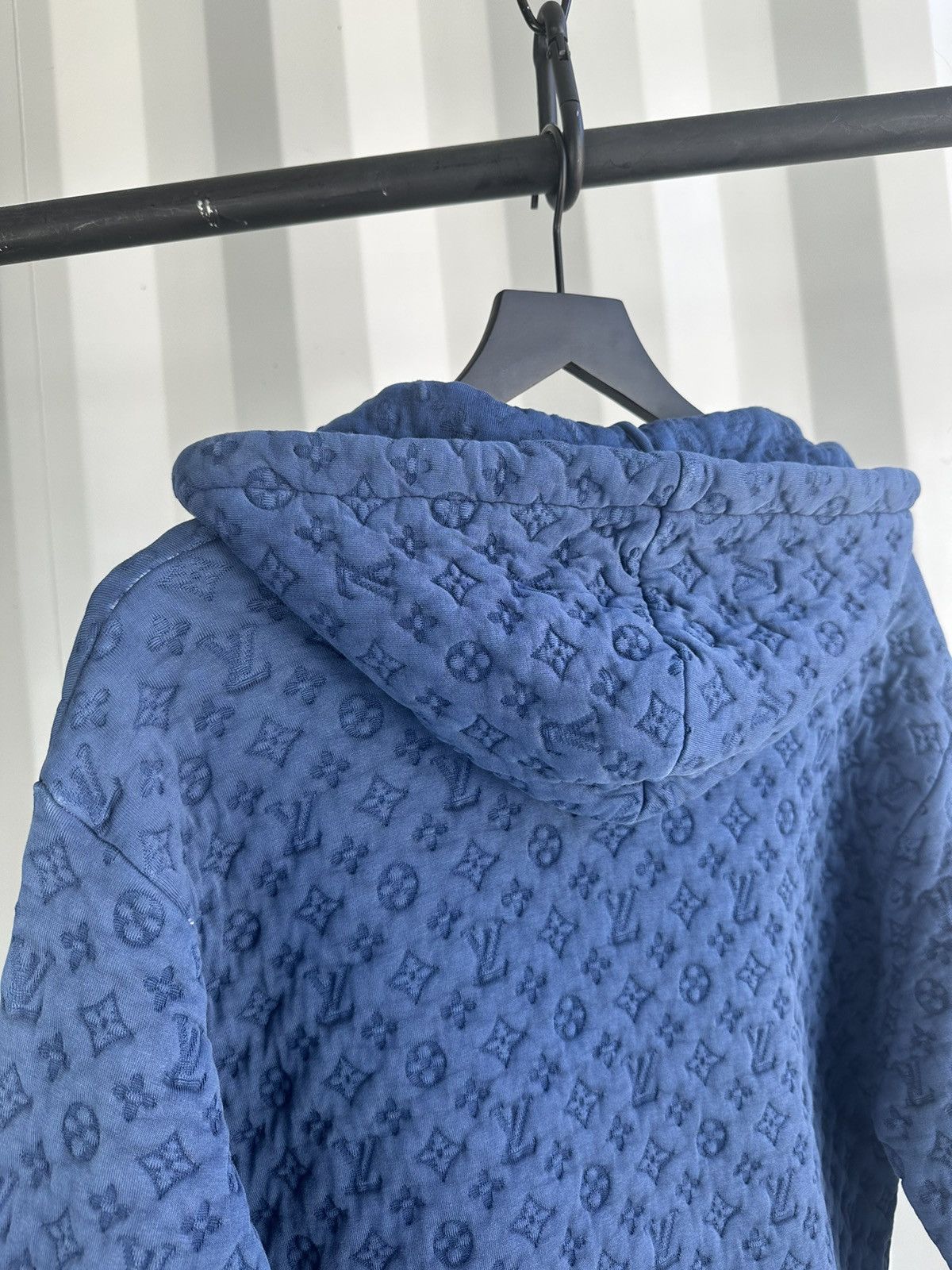 Louis Vuitton Monogram Embossed Zip Hoodie Size US M / EU 48-50 / 2 - 5 Thumbnail