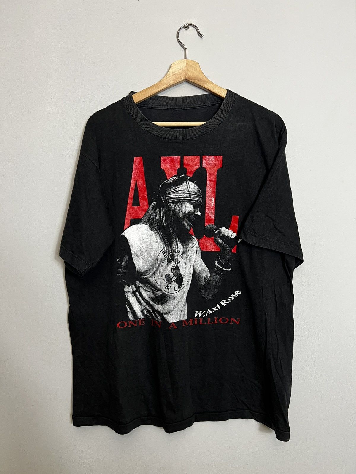 T-shirt Guns N' Roses Vintage Axl Rose Années 1990 Rare - Taille L - Occasion Très Bon état