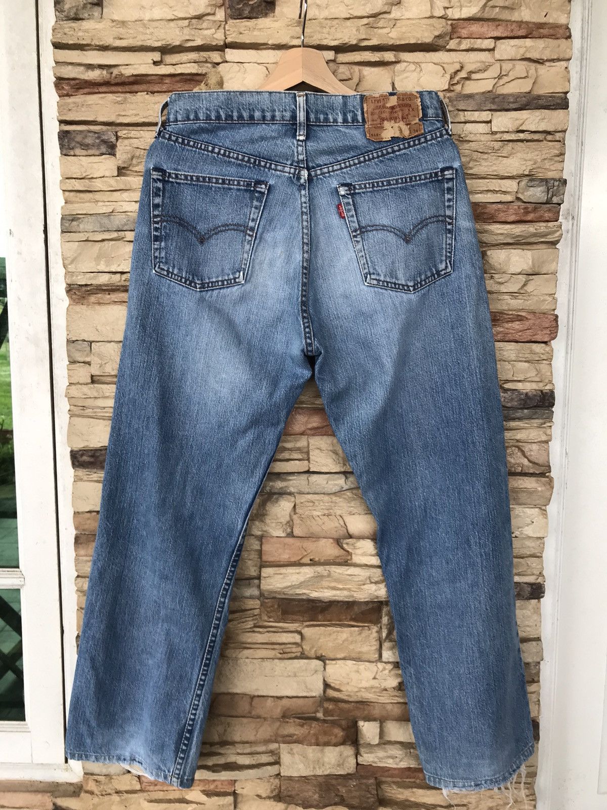 Levi's Vintage 90s Levi’s 512 Distressed Jeans Size US 31 - 2 Thumbnail