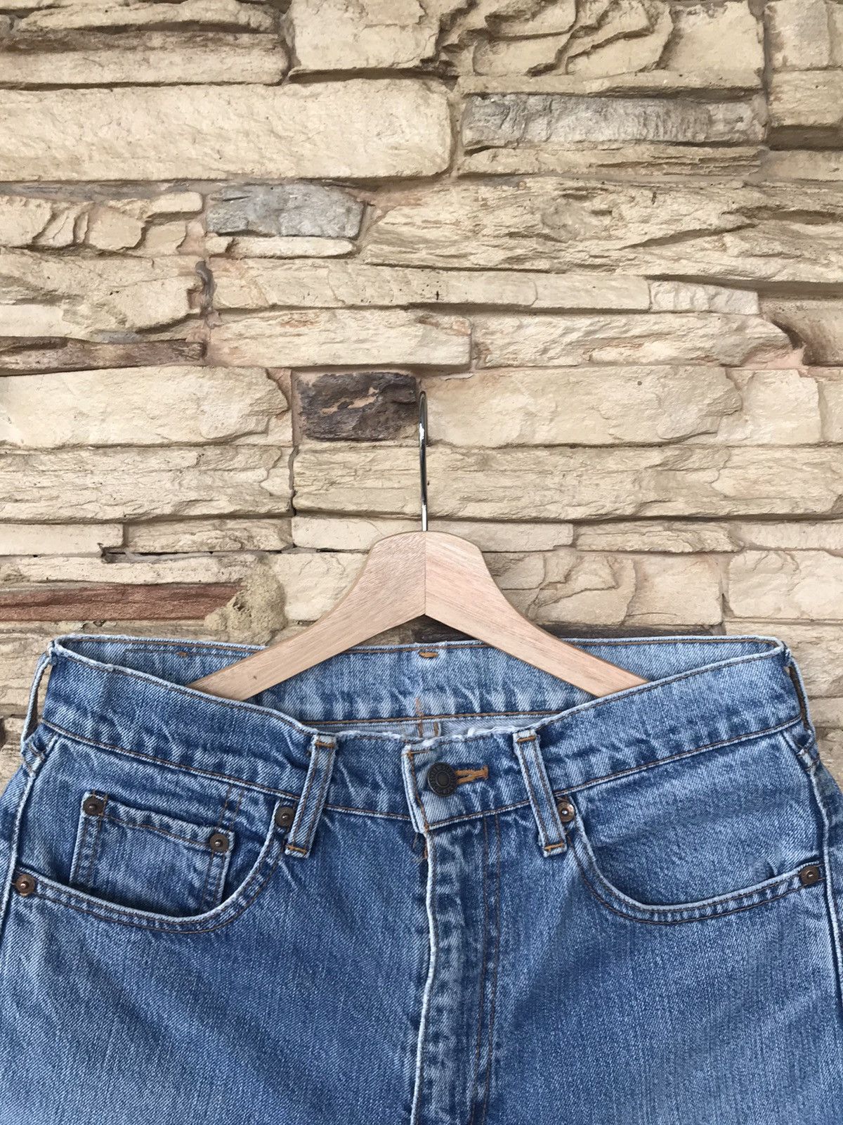 Levi's Vintage 90s Levi’s 512 Distressed Jeans Size US 31 - 5 Thumbnail