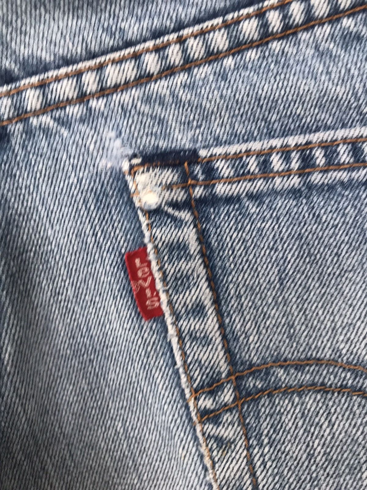 Levi's Vintage 90s Levi’s 512 Distressed Jeans Size US 31 - 10 Thumbnail