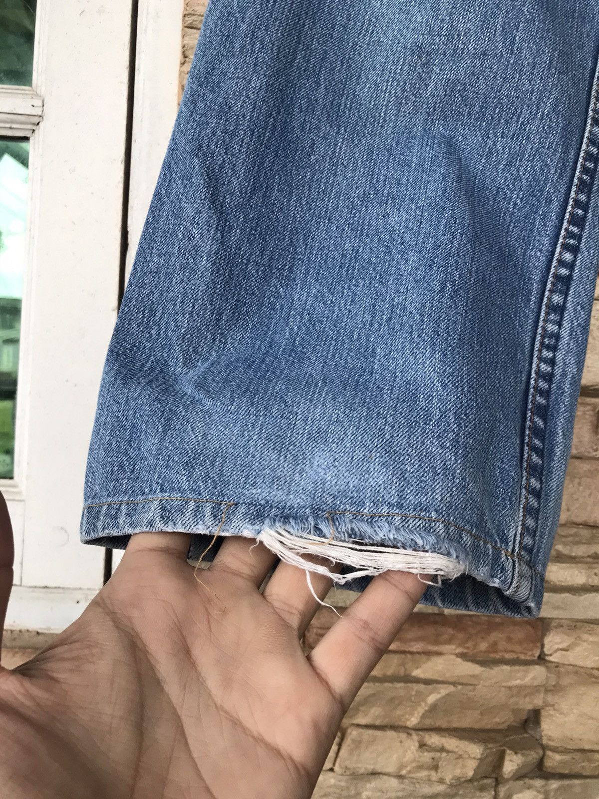 Levi's Vintage 90s Levi’s 512 Distressed Jeans Size US 31 - 12 Thumbnail