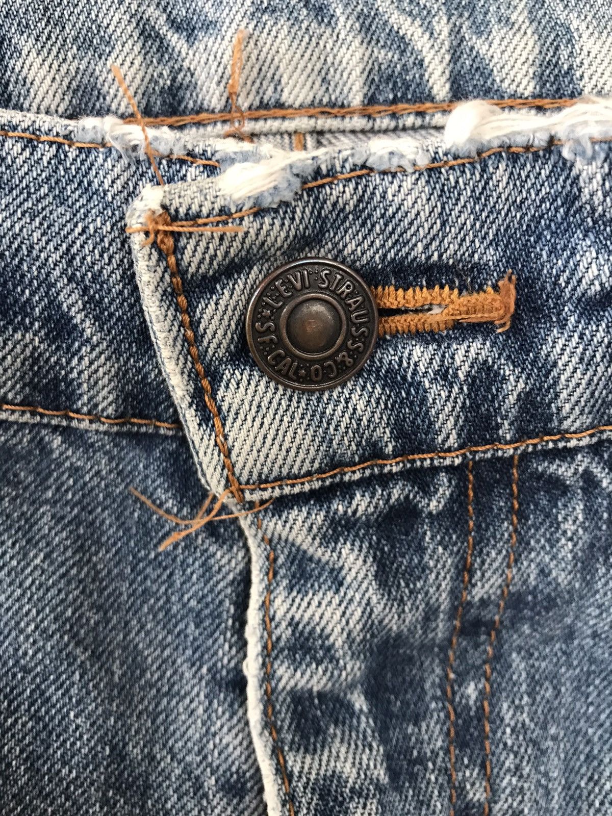 Levi's Vintage 90s Levi’s 512 Distressed Jeans Size US 31 - 6 Thumbnail
