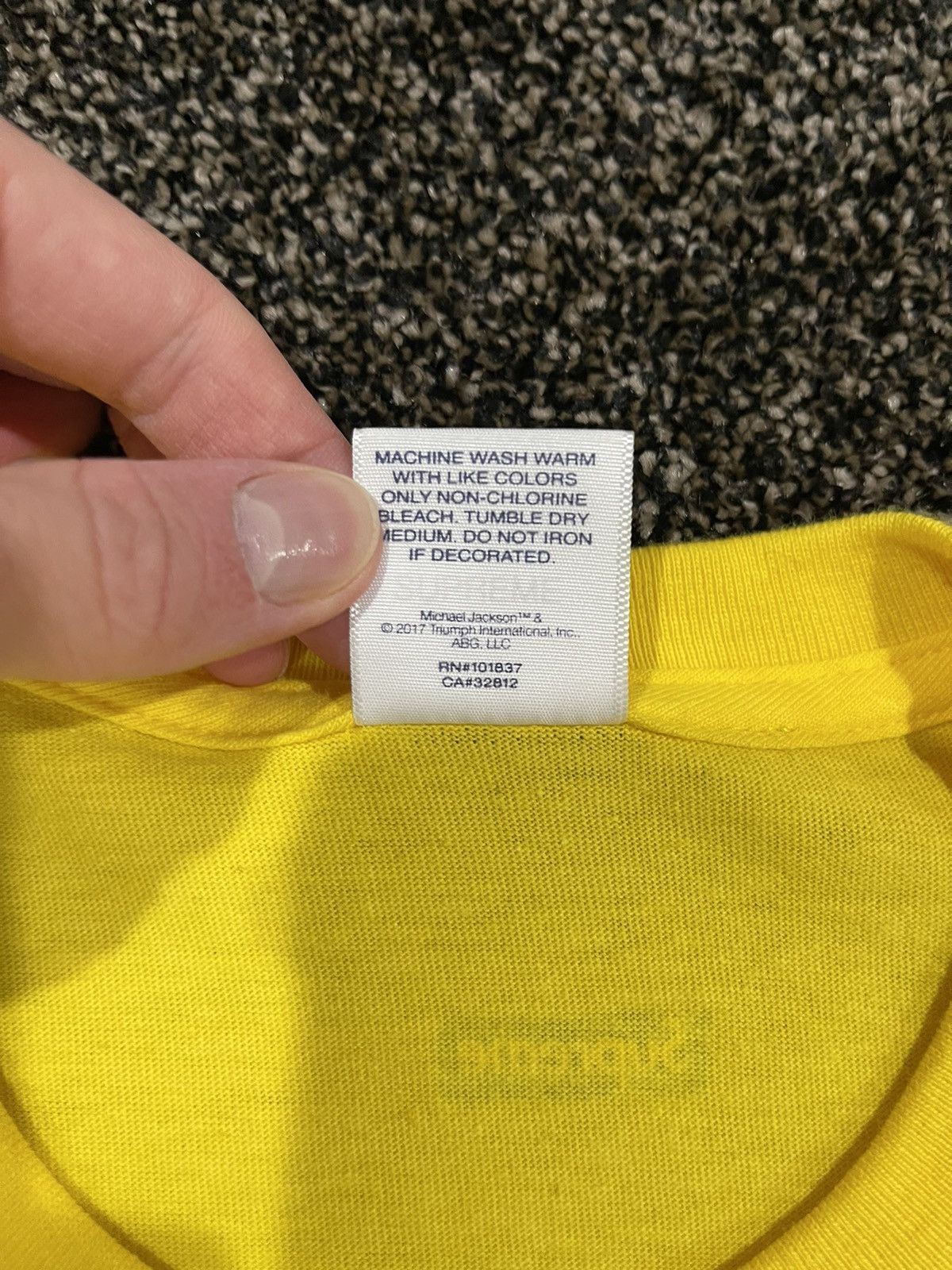 Michael Jackson Supreme SS17 Michael Jackson Yellow Short Sleeve Tee Size US L / EU 52-54 / 3 - 8 Thumbnail