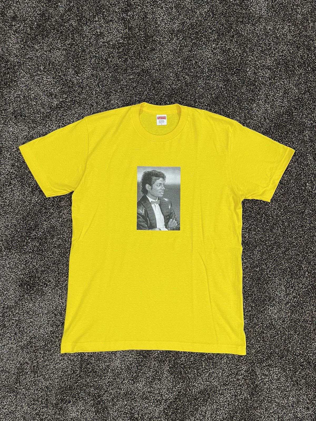 Michael Jackson Supreme SS17 Michael Jackson Yellow Short Sleeve Tee Size US L / EU 52-54 / 3 - 1 Thumbnail