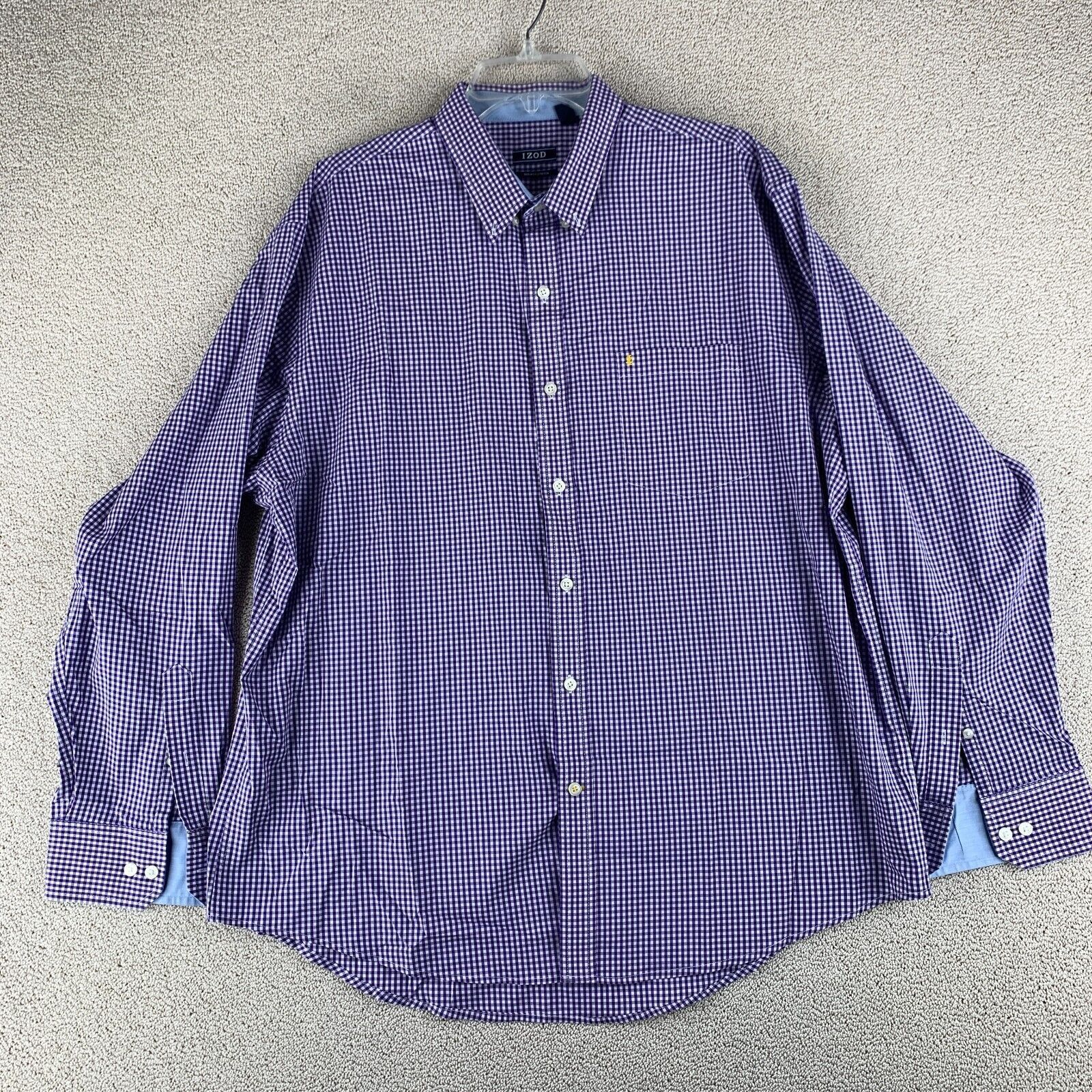 izod non iron stretch long sleeve shirt