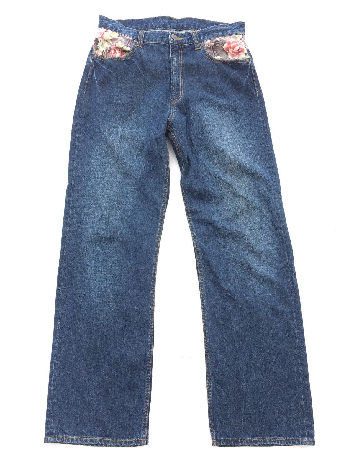 Hysteric Glamour × Japanese Brand × Kapital Baggy Jeans Blue Denim Japan p66 Size US 32 / EU 48 - 2 Thumbnail
