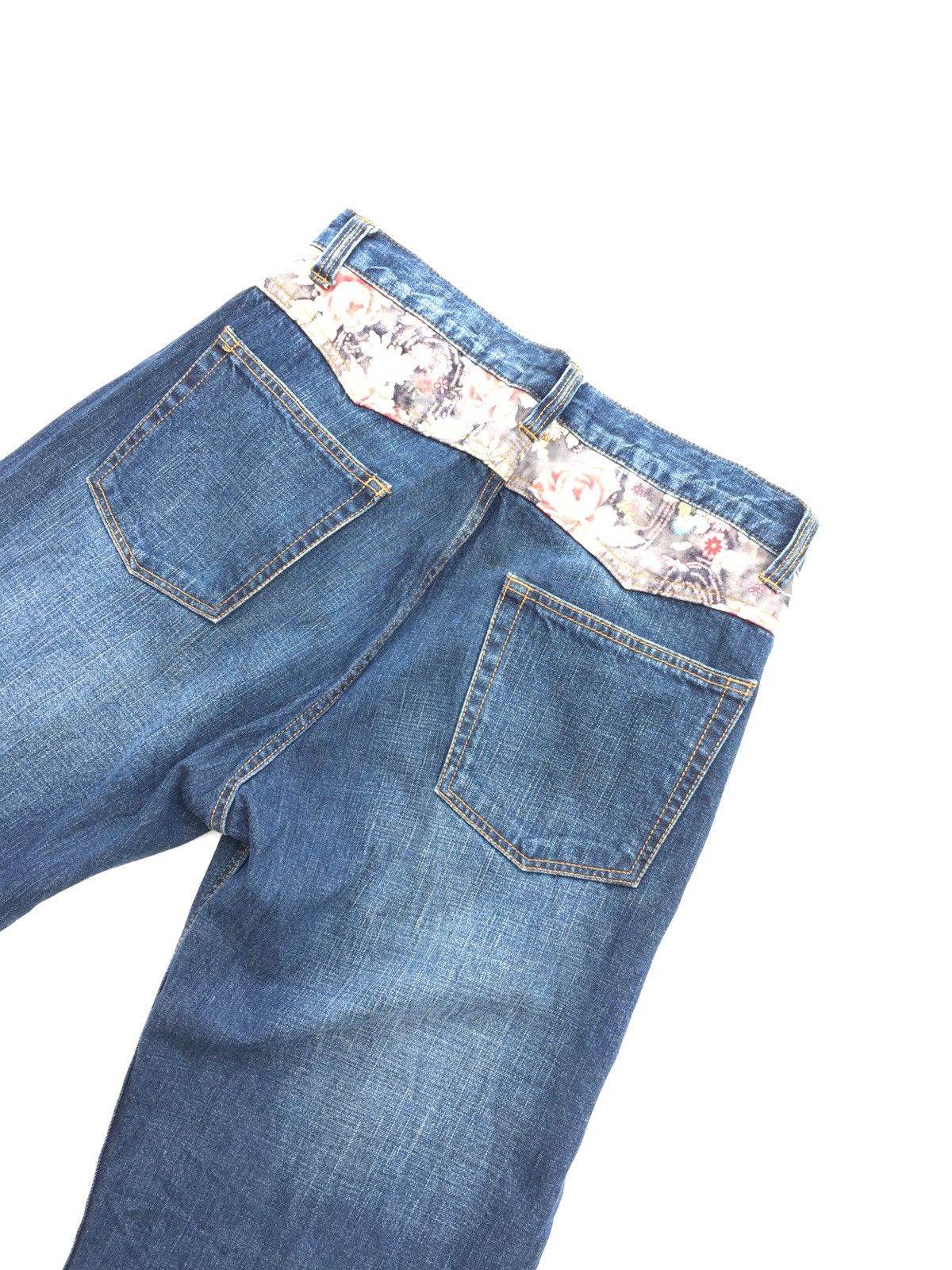 Hysteric Glamour × Japanese Brand × Kapital Baggy Jeans Blue Denim Japan p66 Size US 32 / EU 48 - 4 Thumbnail