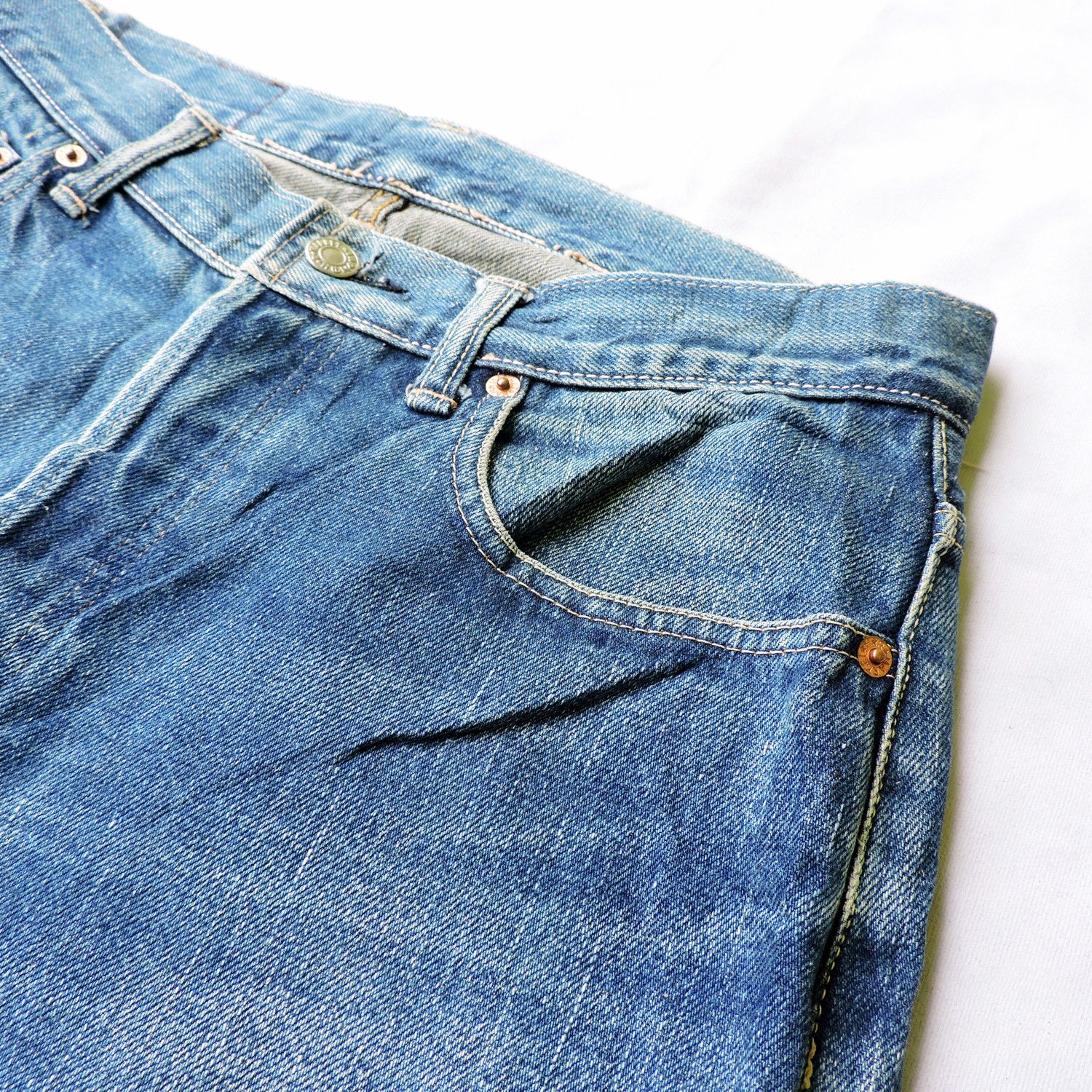 Blue Blue Japan BLUE BLUE JAPAN INDIGO RED SELVEDGE DENIM LONG PANTS Size US 32 / EU 48 - 10 Thumbnail