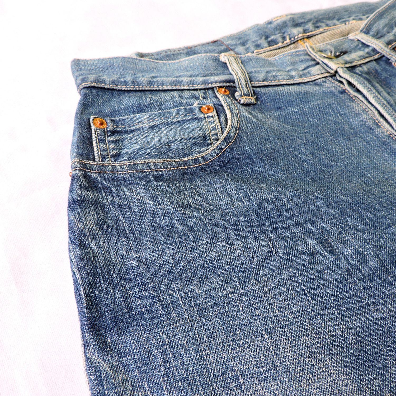 Blue Blue Japan BLUE BLUE JAPAN INDIGO RED SELVEDGE DENIM LONG PANTS Size US 32 / EU 48 - 12 Thumbnail