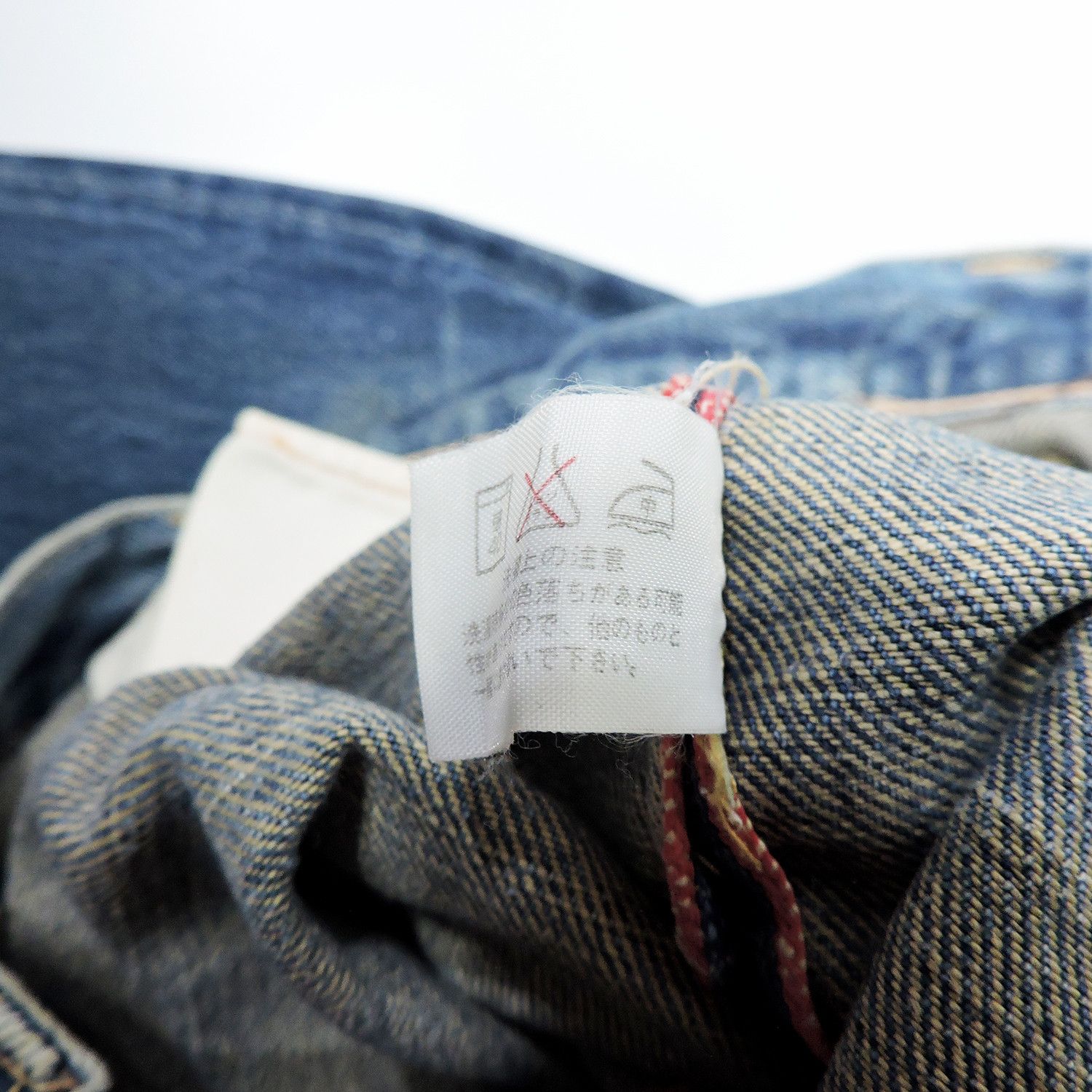 Blue Blue Japan BLUE BLUE JAPAN INDIGO RED SELVEDGE DENIM LONG PANTS Size US 32 / EU 48 - 6 Thumbnail