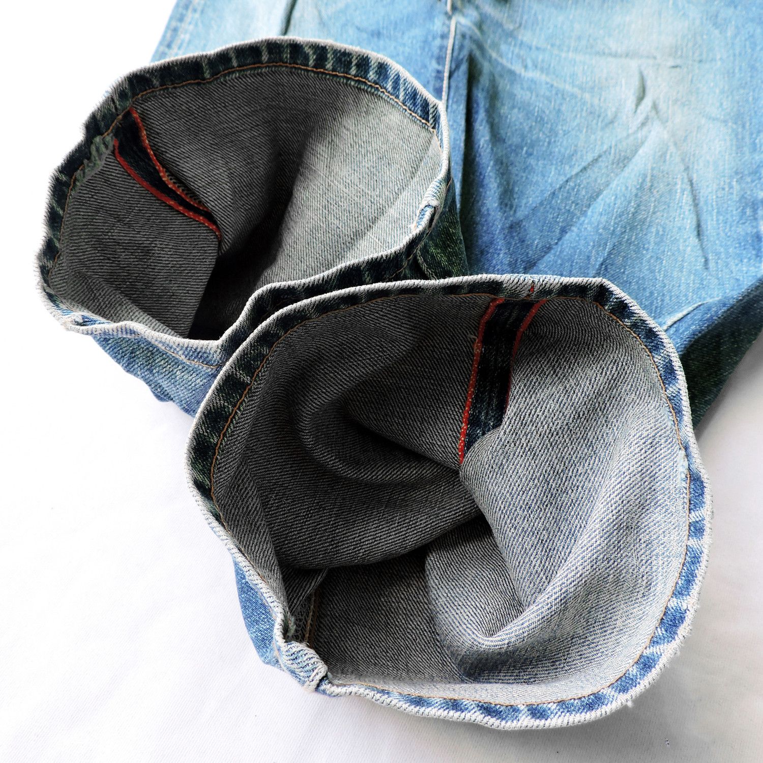 Blue Blue Japan BLUE BLUE JAPAN INDIGO RED SELVEDGE DENIM LONG PANTS Size US 32 / EU 48 - 18 Thumbnail