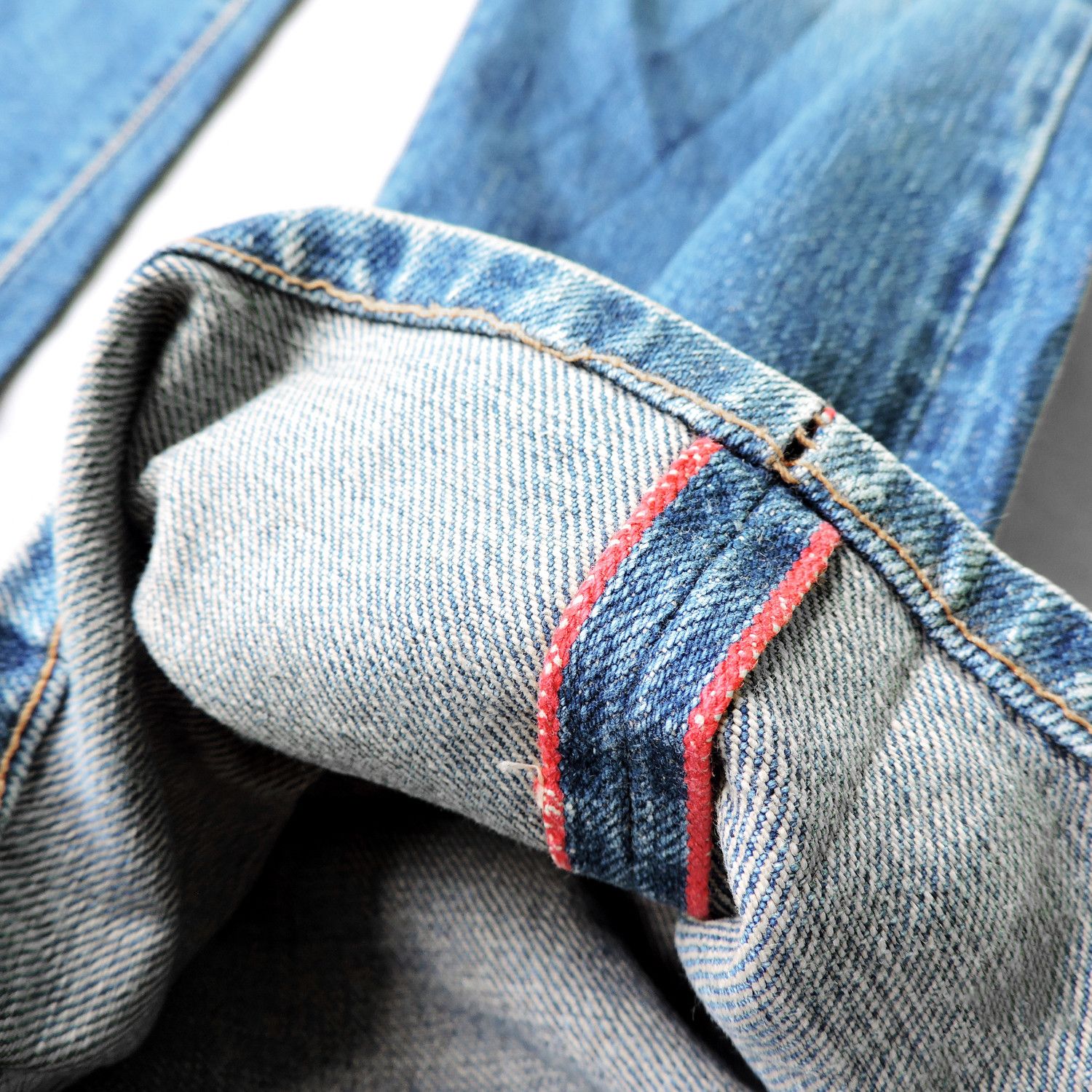 Blue Blue Japan BLUE BLUE JAPAN INDIGO RED SELVEDGE DENIM LONG PANTS Size US 32 / EU 48 - 19 Thumbnail