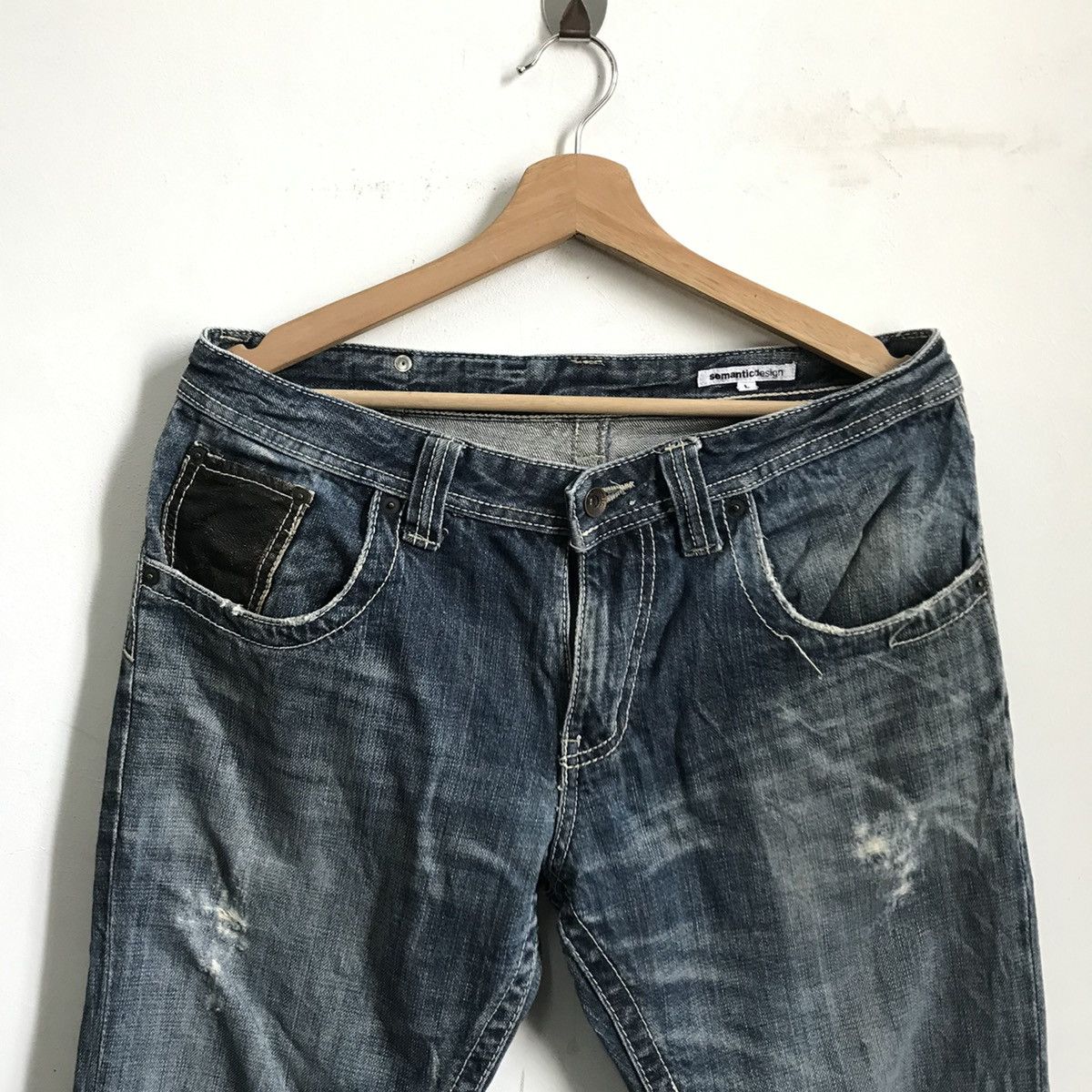 semanticdesign Semantic Design Jeans Denim Size US 34 / EU 50 - 3 Thumbnail