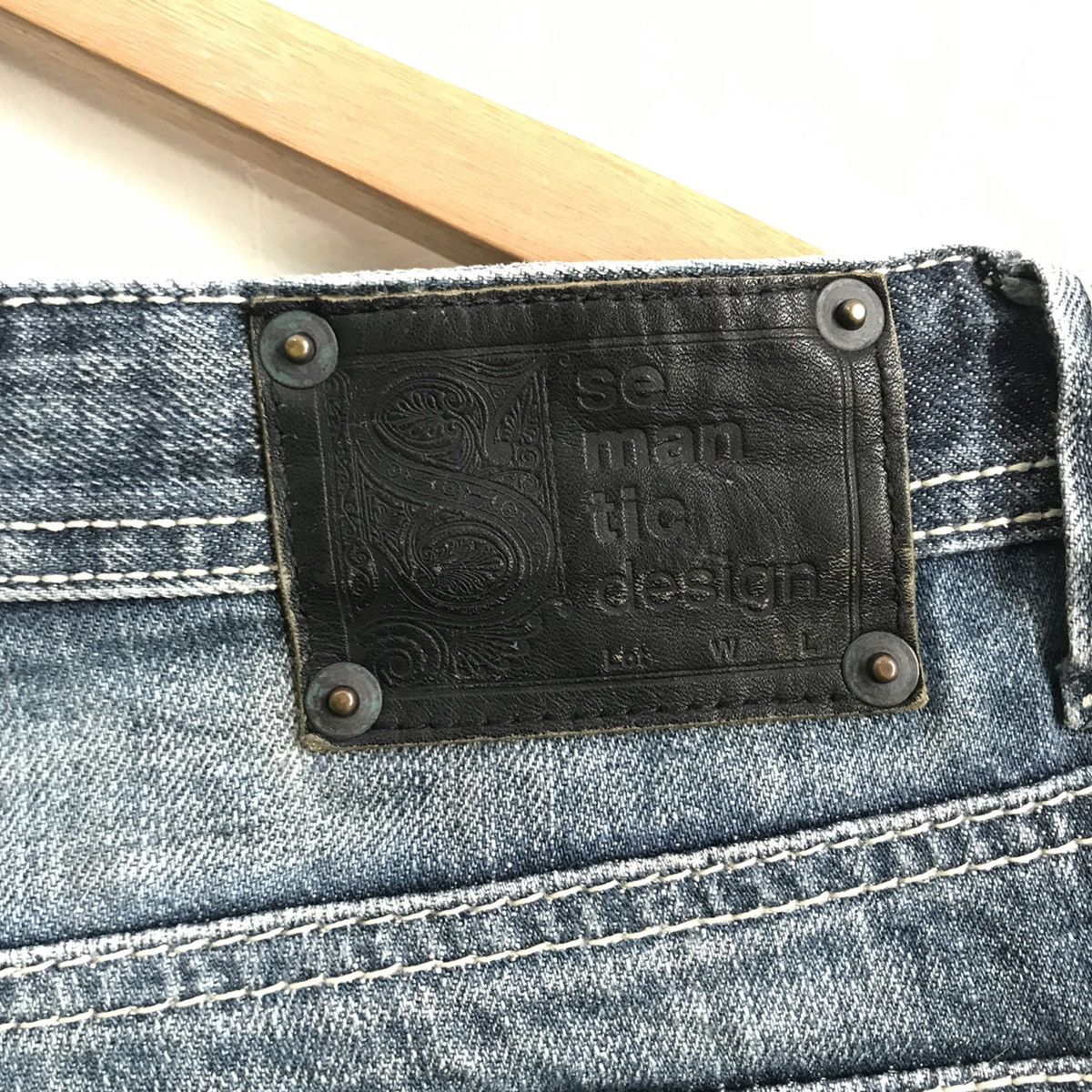 semanticdesign Semantic Design Jeans Denim Size US 34 / EU 50 - 9 Thumbnail