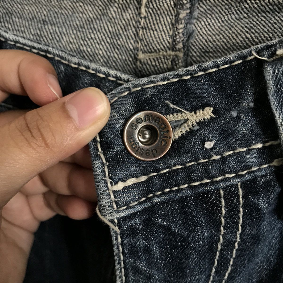 semanticdesign Semantic Design Jeans Denim Size US 34 / EU 50 - 7 Thumbnail