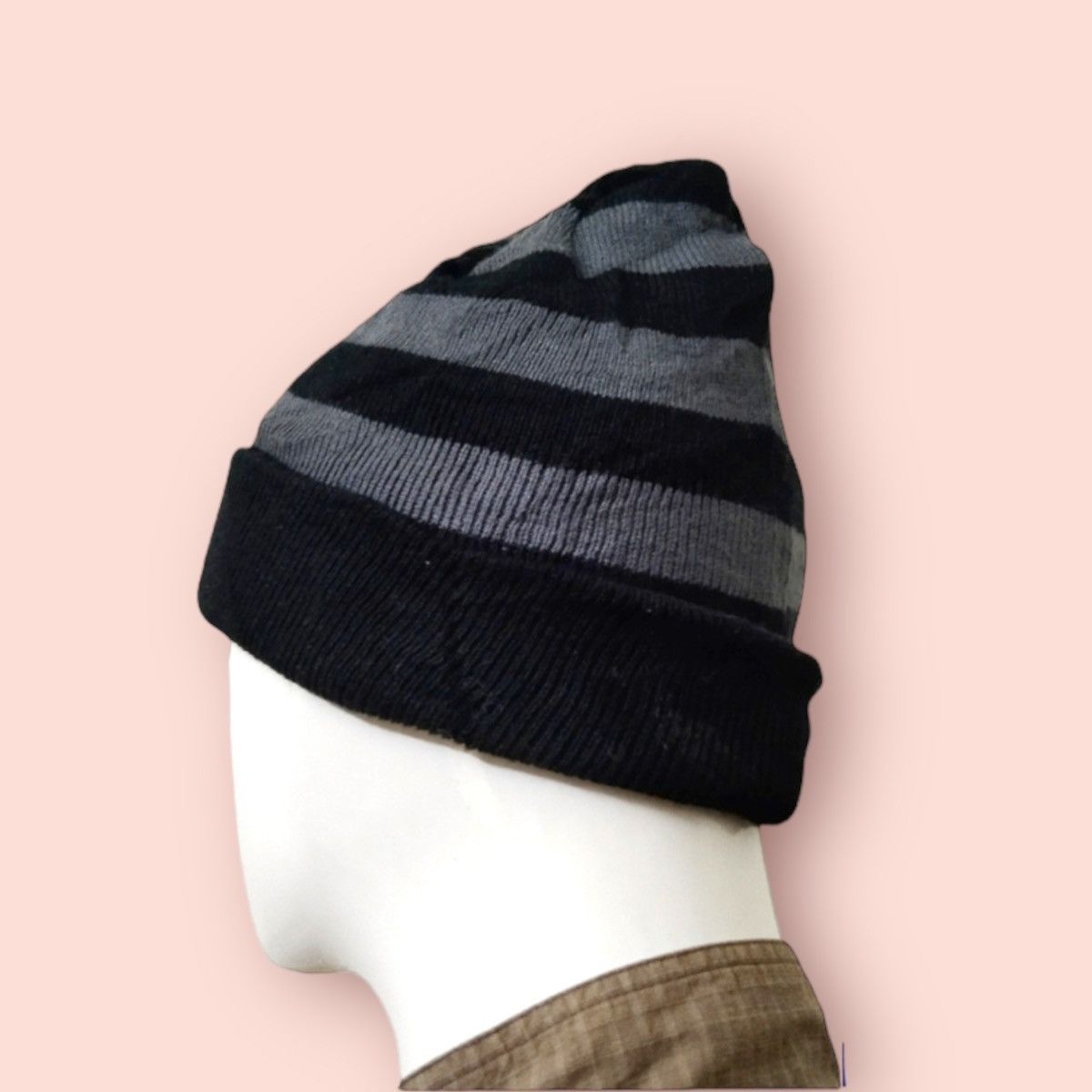 Japanese Brand VINTAGE JAPAN STRIPES BEANIE JAPAN Size ONE SIZE - 5 Thumbnail