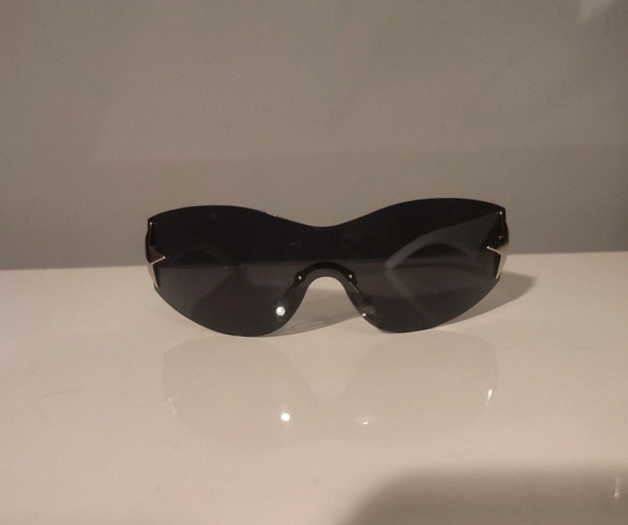 Other Sunglasses with star vintage black white retro y2k unisex Size ONE SIZE - 3 Thumbnail