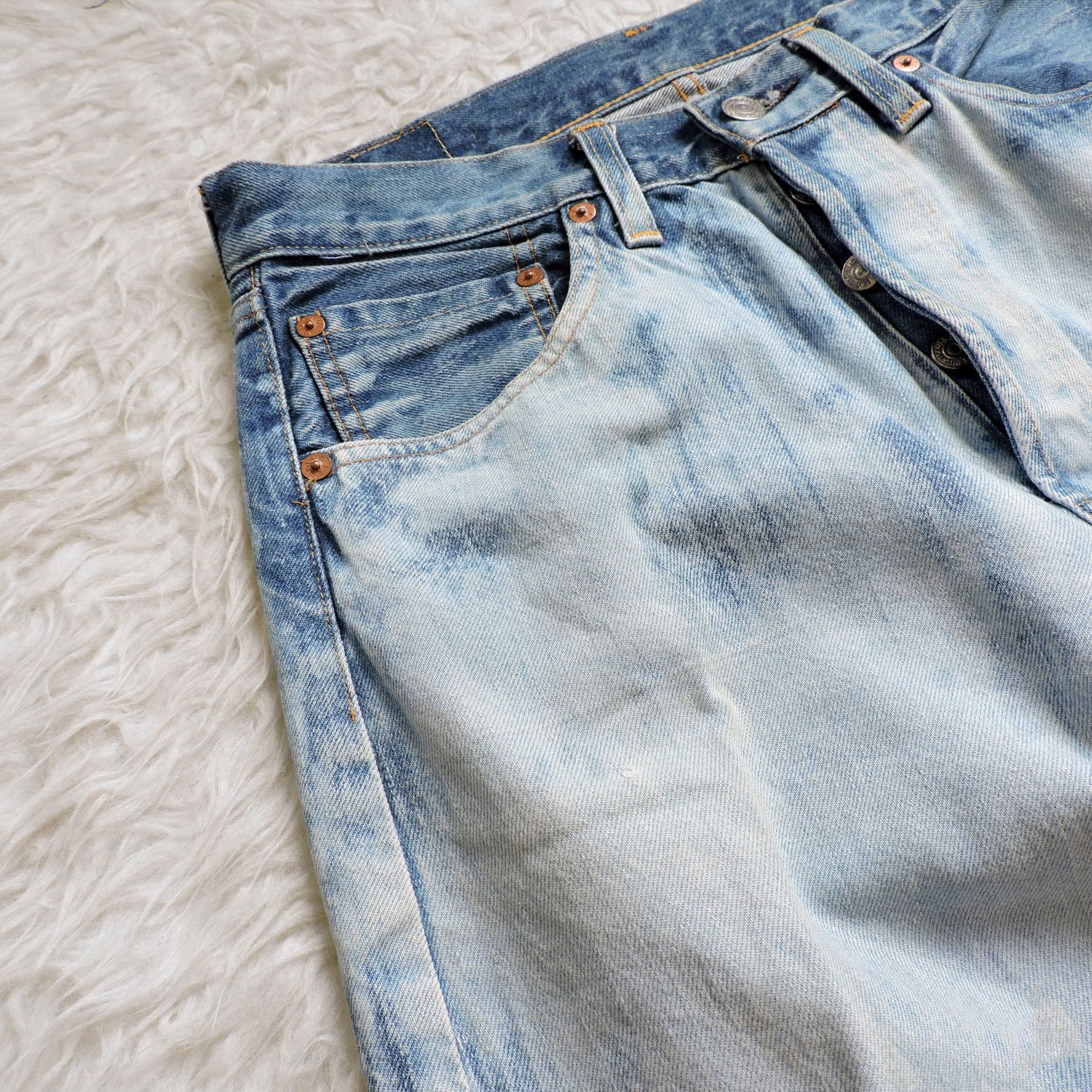 Levi's LEVI'S 501 XX BIG E SELVEDGE WASHED DENIM LONG PANTS Size US 32 / EU 48 - 14 Thumbnail